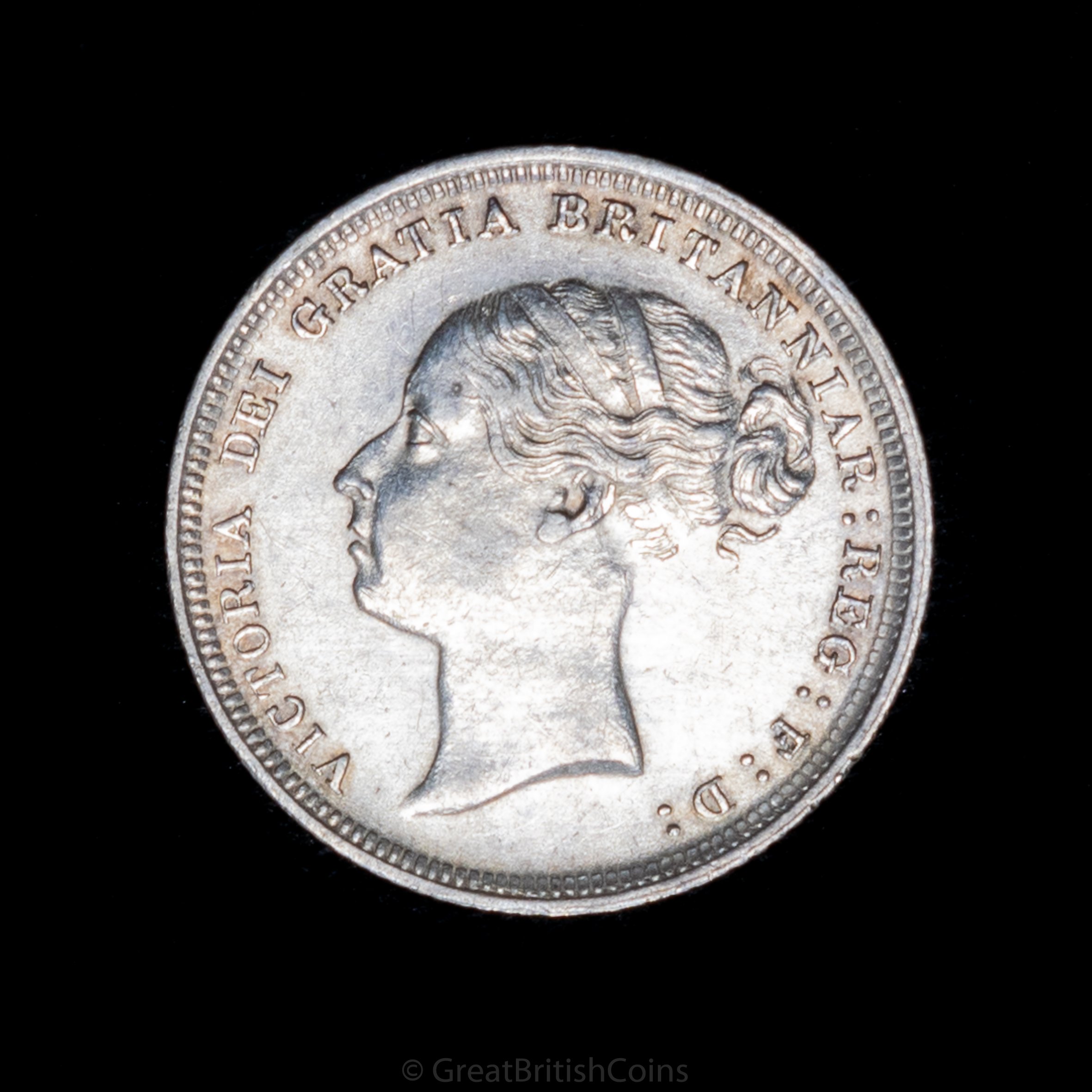 Victoria 1887 Silver Sixpence