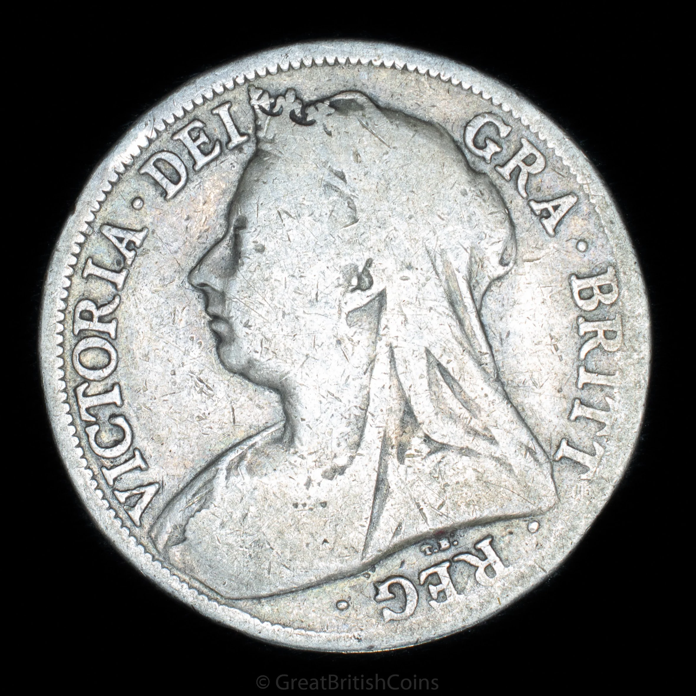 Victoria 1896 Silver Halfcrown