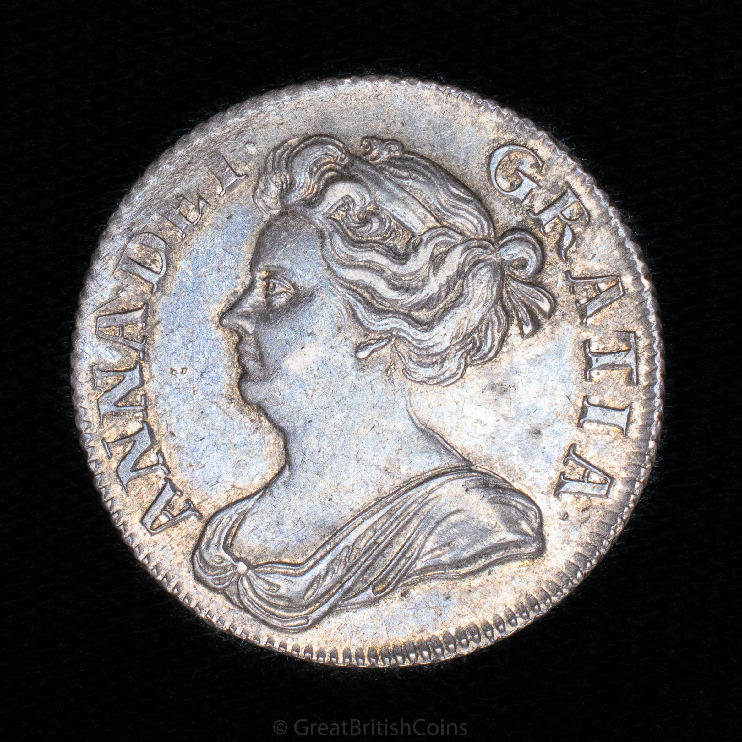 Anne 1709 Silver Shilling