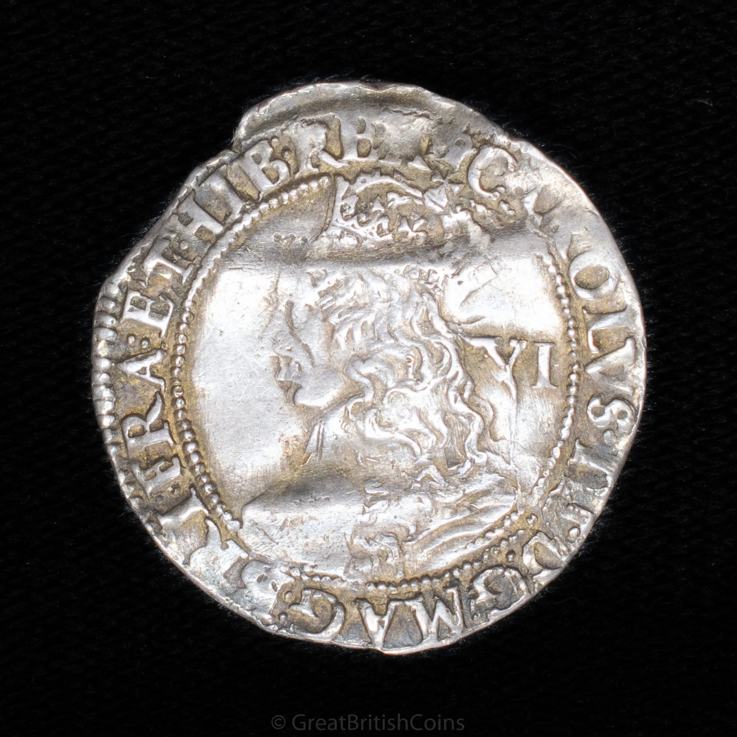 Charles II Third Issue Silver Sixpence
