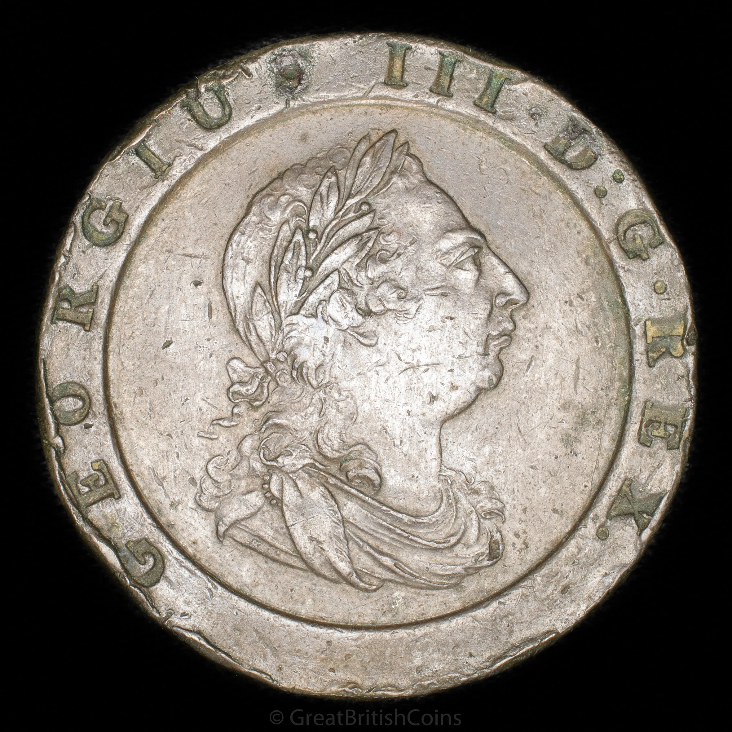 George III 1797 Copper 'Cartwheel' Twopence