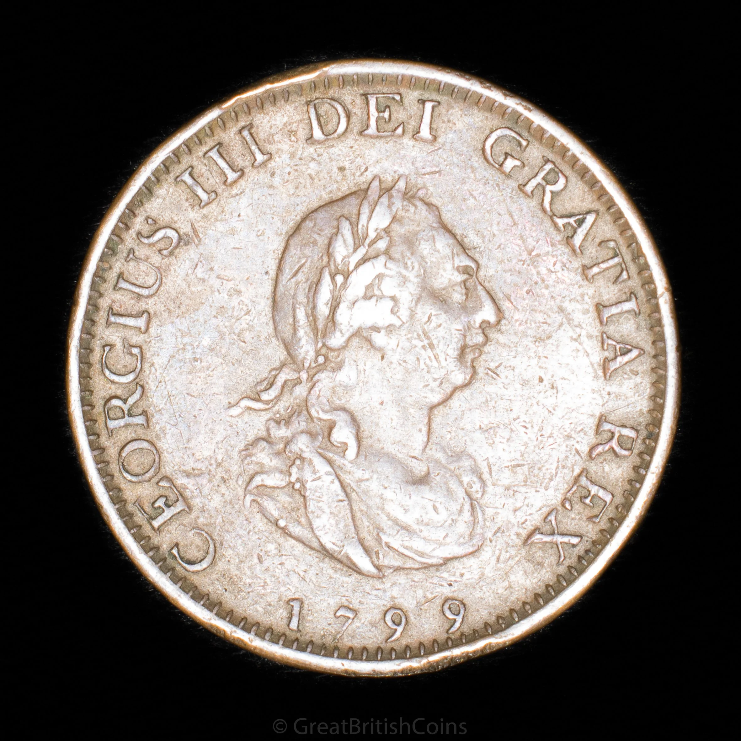 George III 1799 Copper Farthing