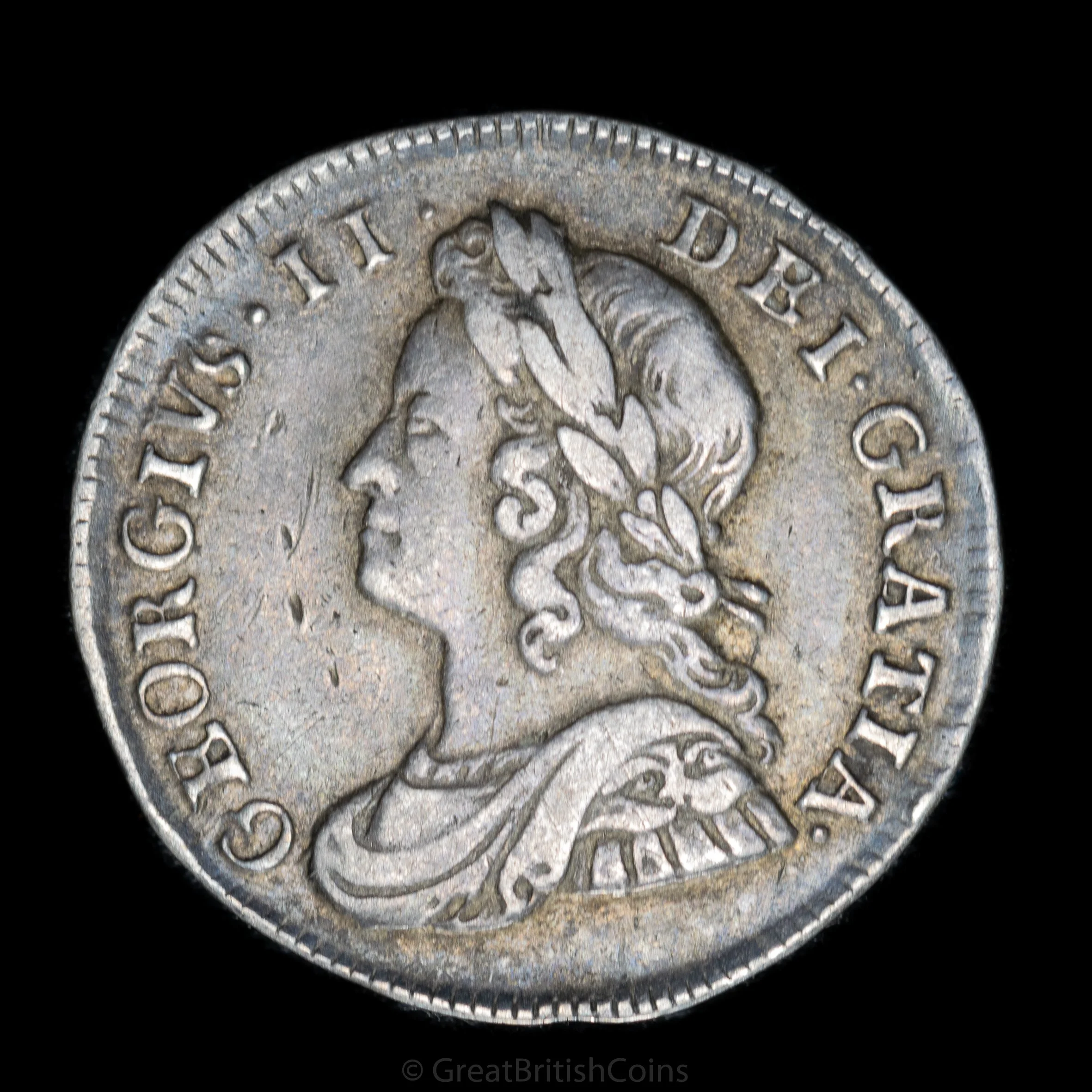 George II 1746 / 3 Silver Threepence