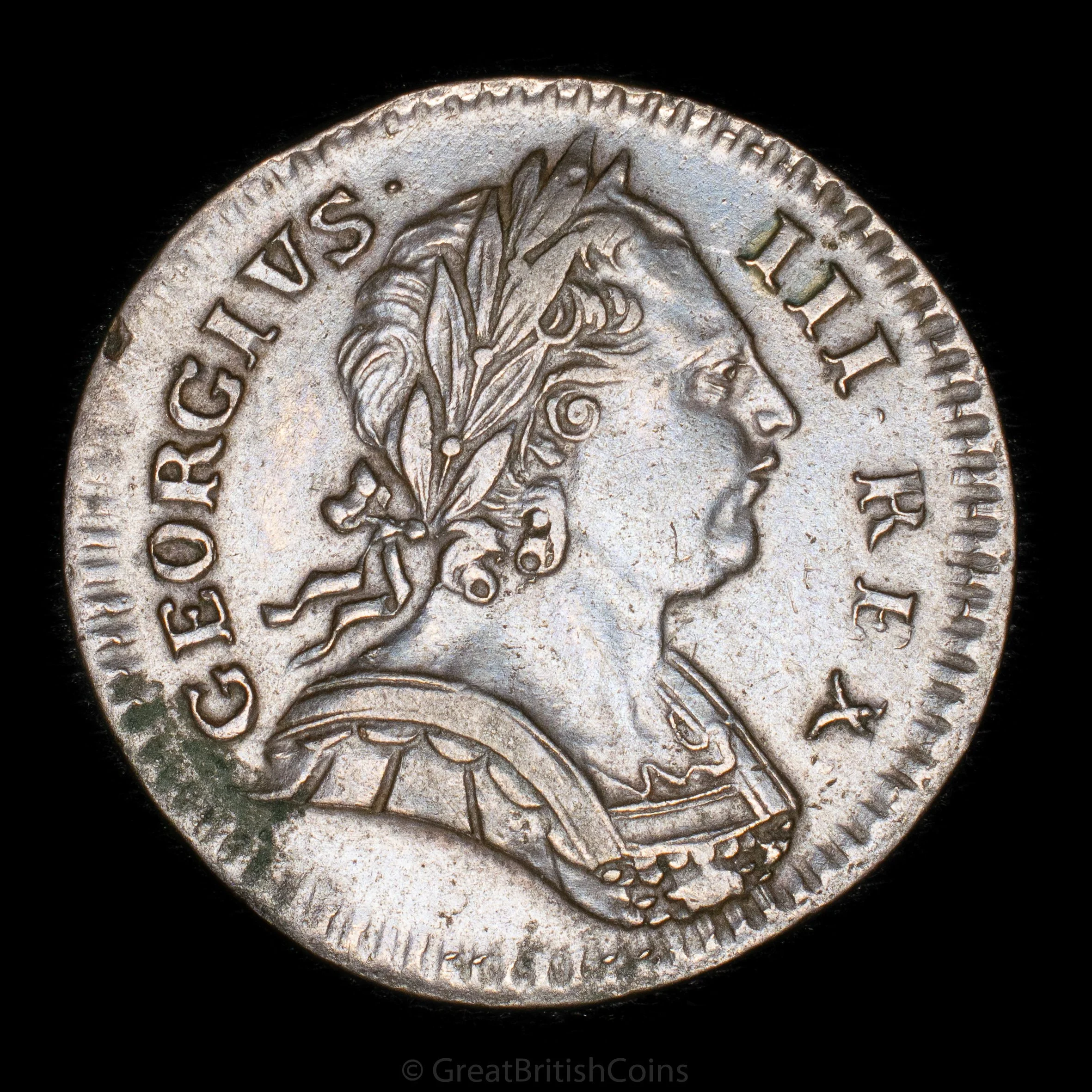 George III 1773 Copper Farthing (No stop after REX)