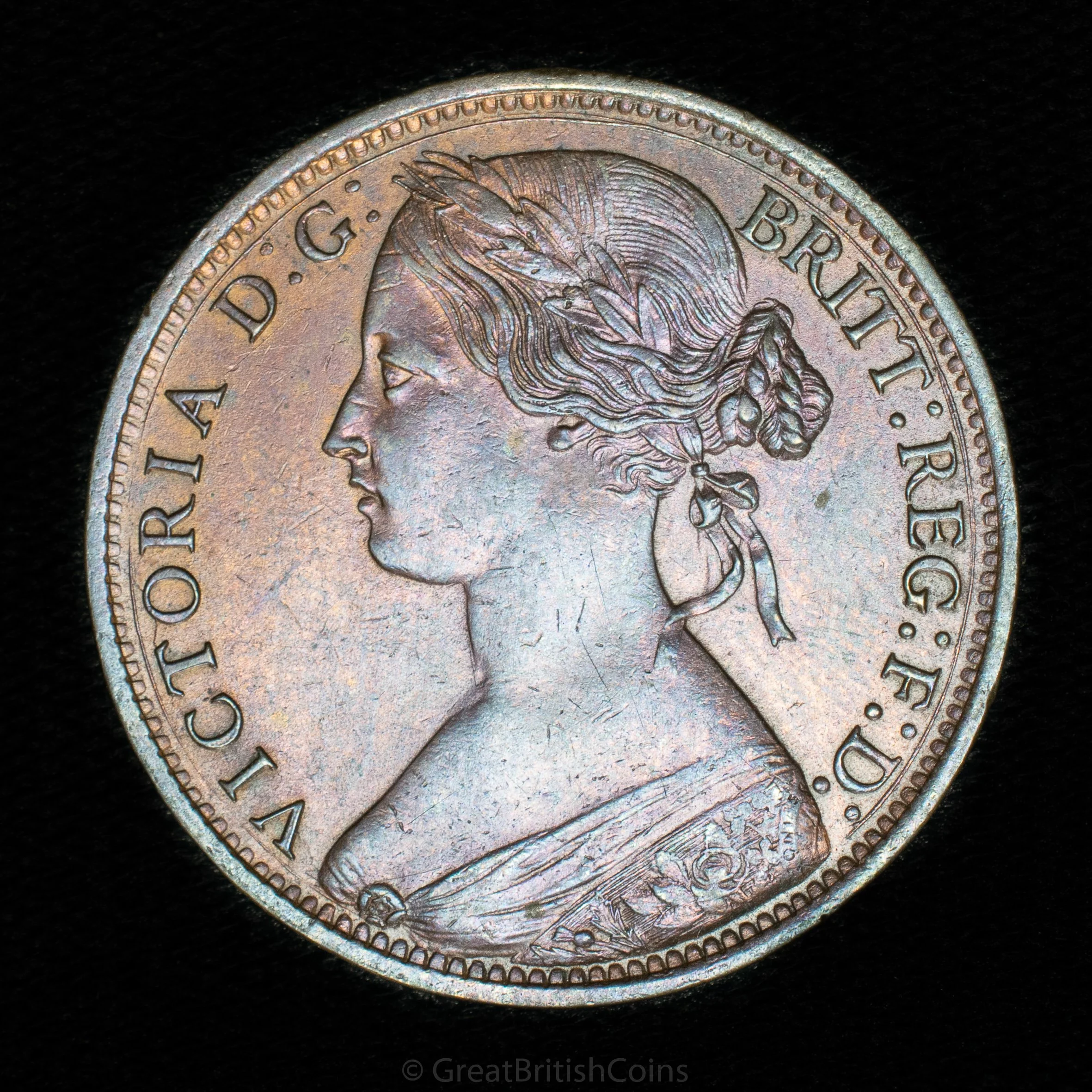Victoria 1861 Bronze Penny