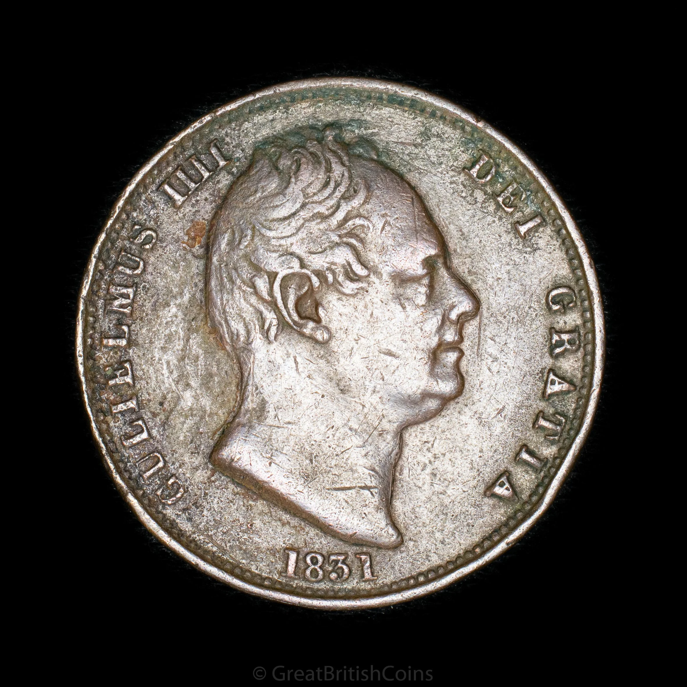 William IV 1831 Copper Halfpenny