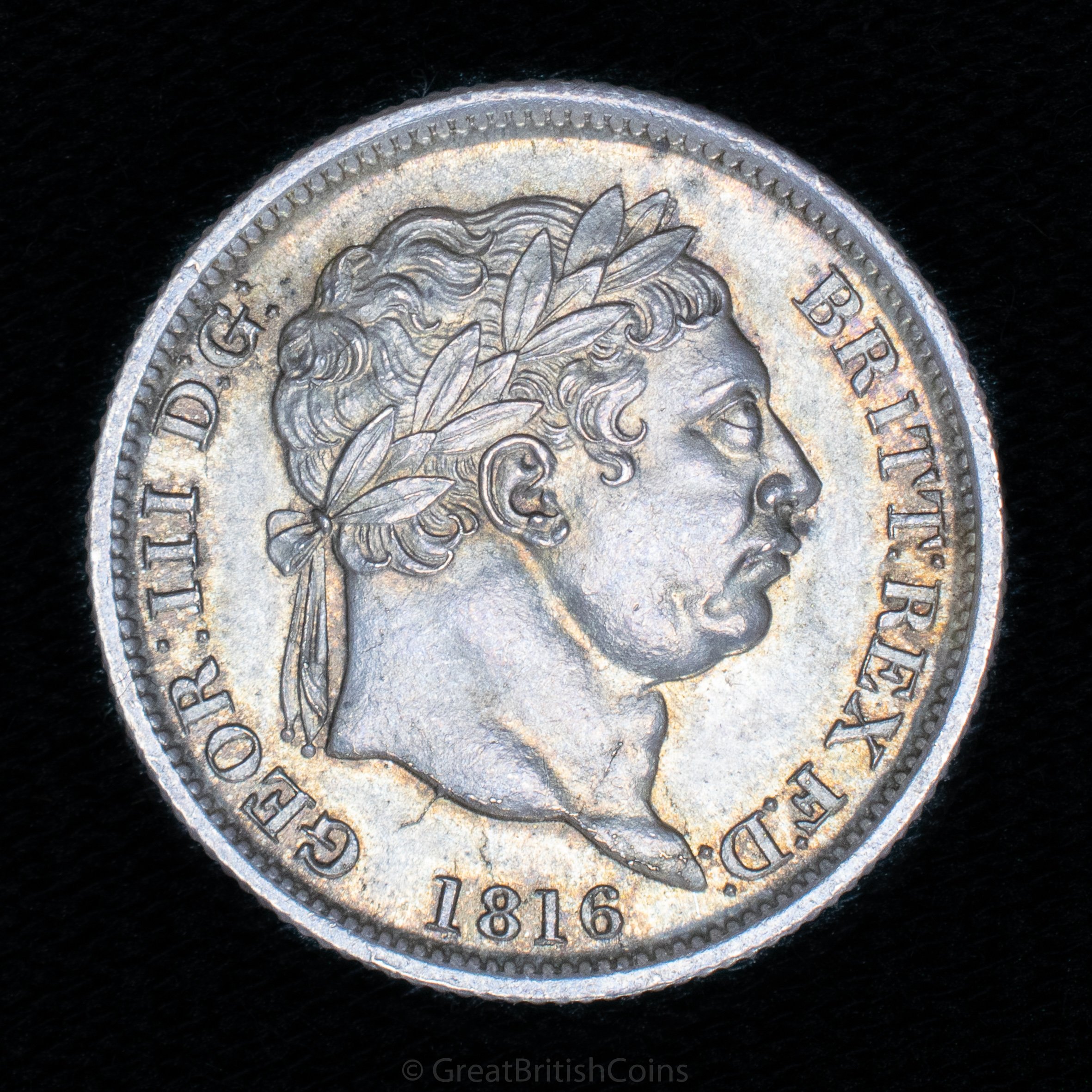 George III 1816 Silver Shilling