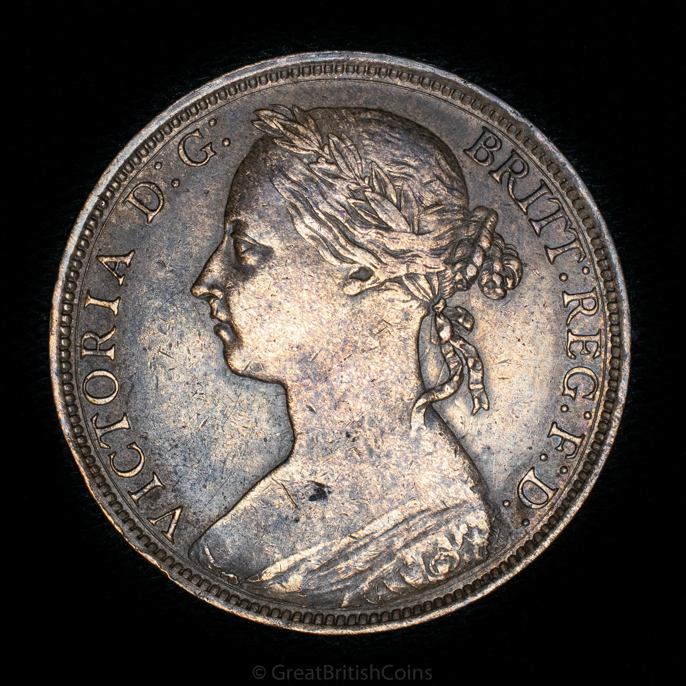 Victoria 1887 Bronze Penny
