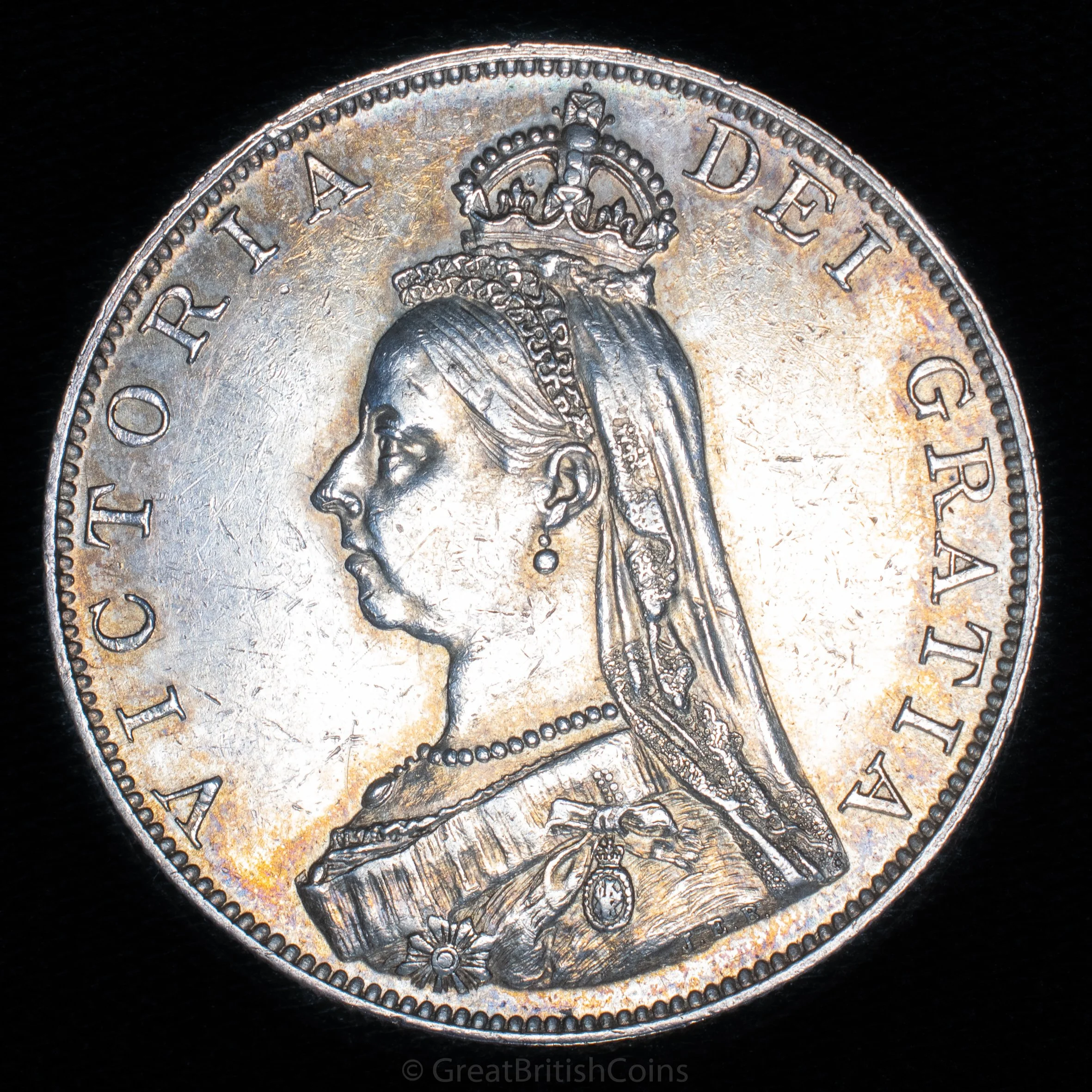 Victoria 1887 Silver Double Florin