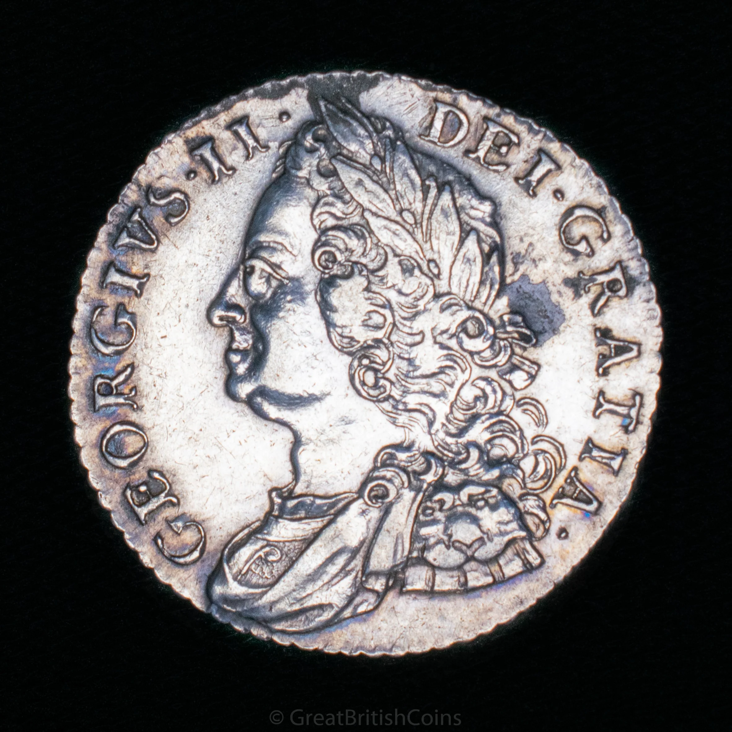 George II 1758 Silver Shilling