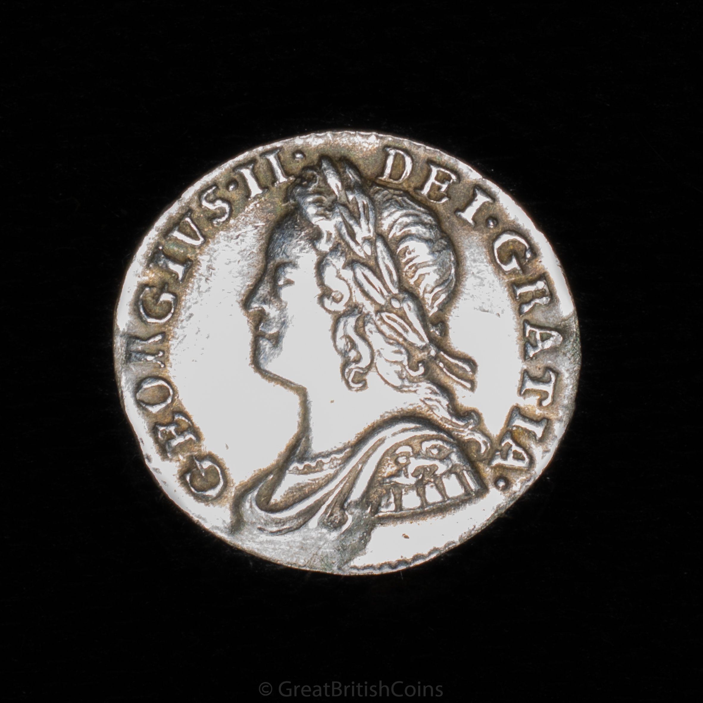 George II 1753/2 Silver Penny
