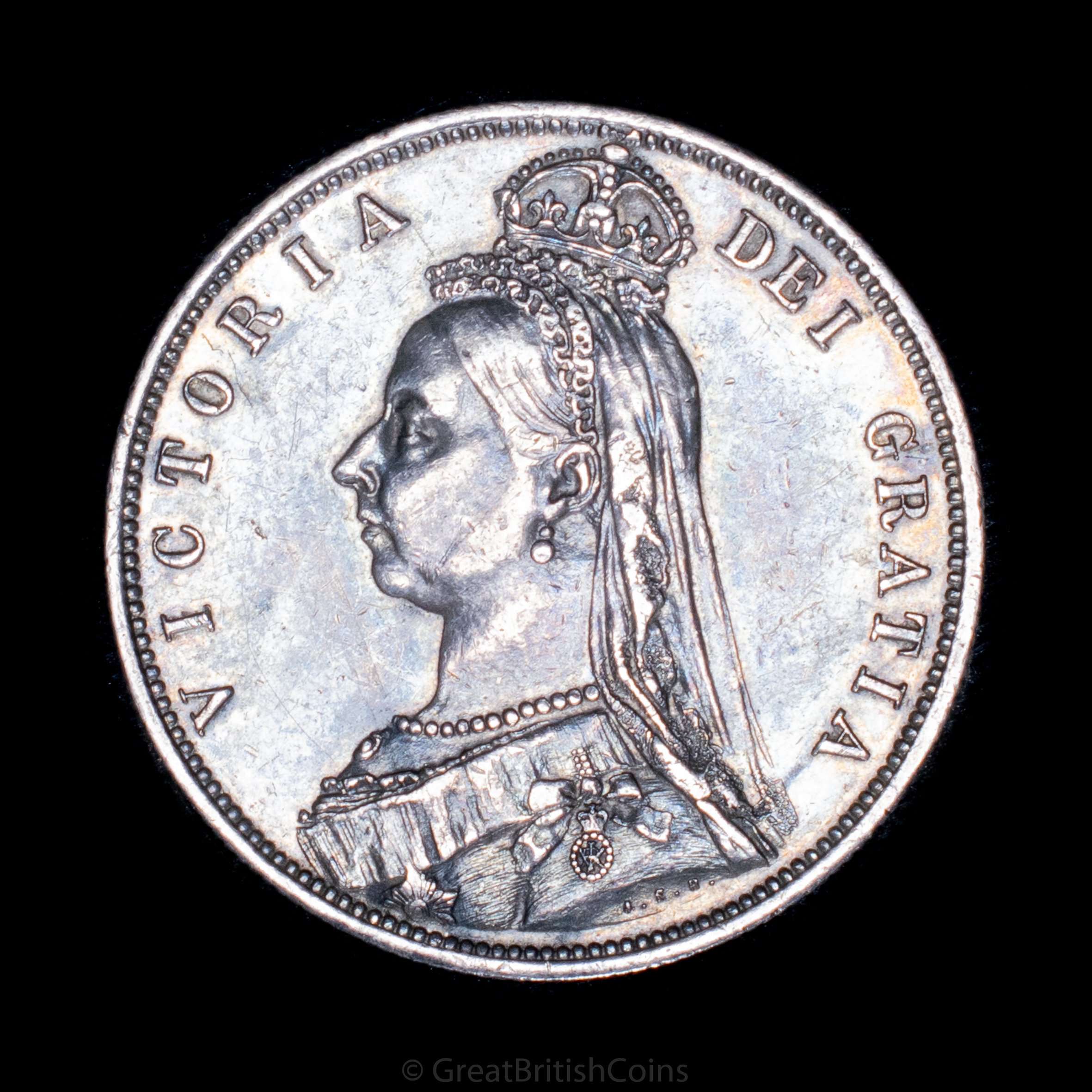 Victoria 1887 Silver Halfcrown