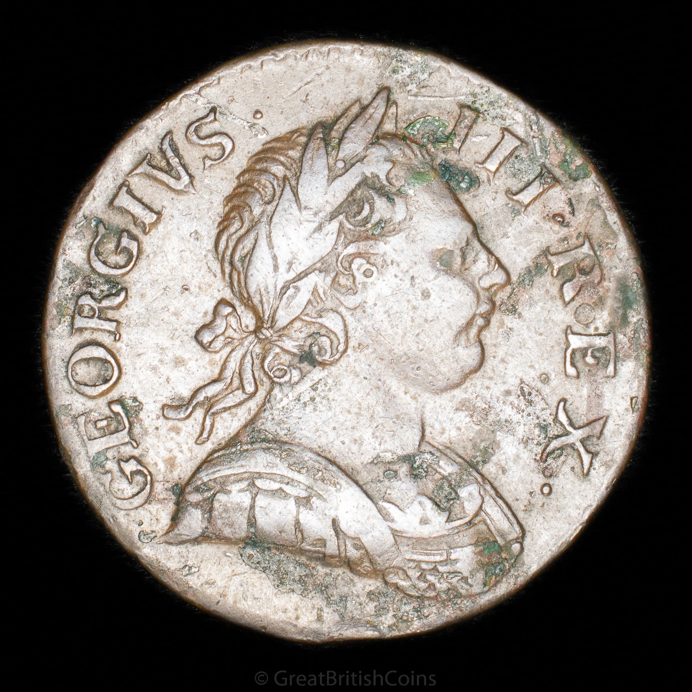 George III 1772 Copper Halfpenny