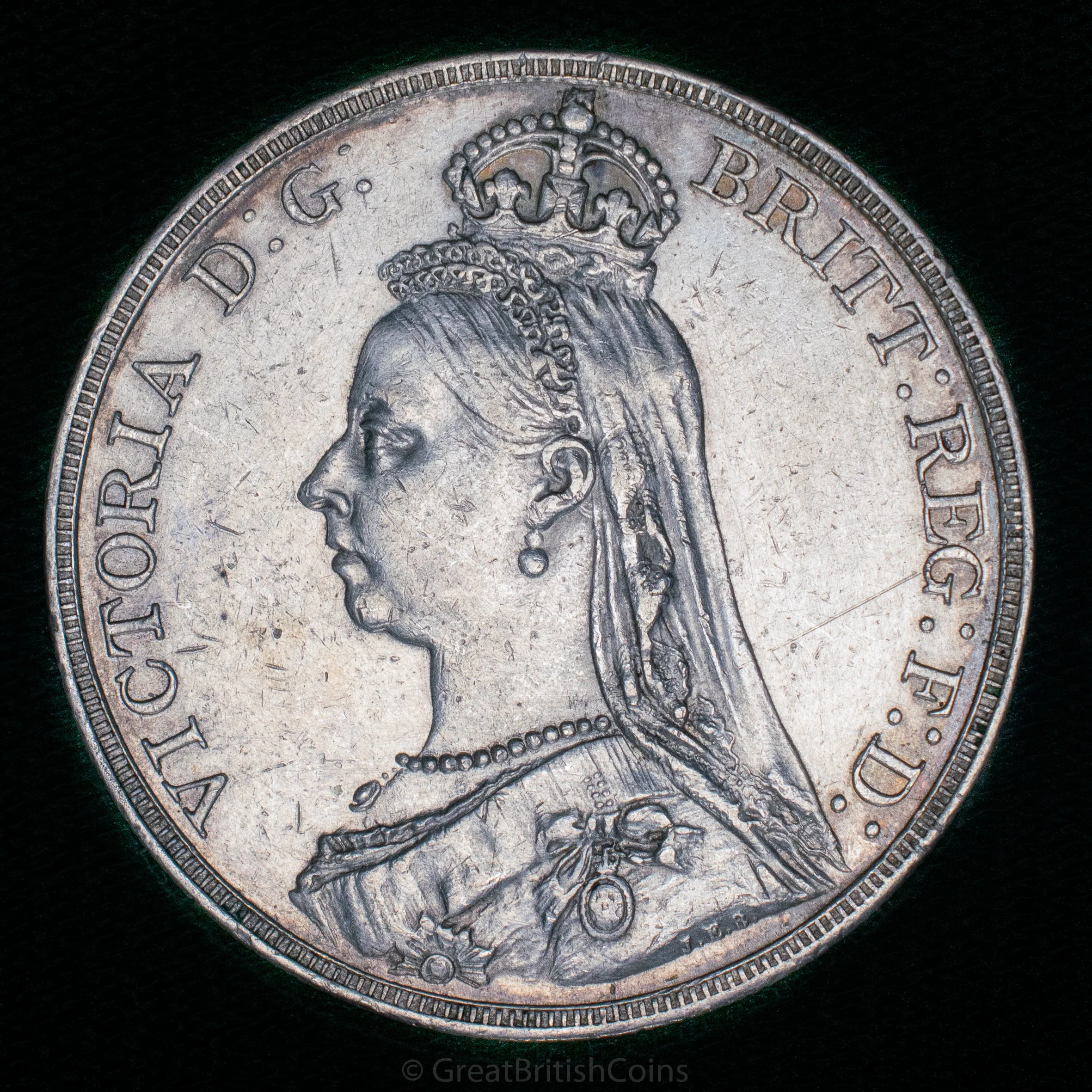 Victoria 1890 Silver Crown