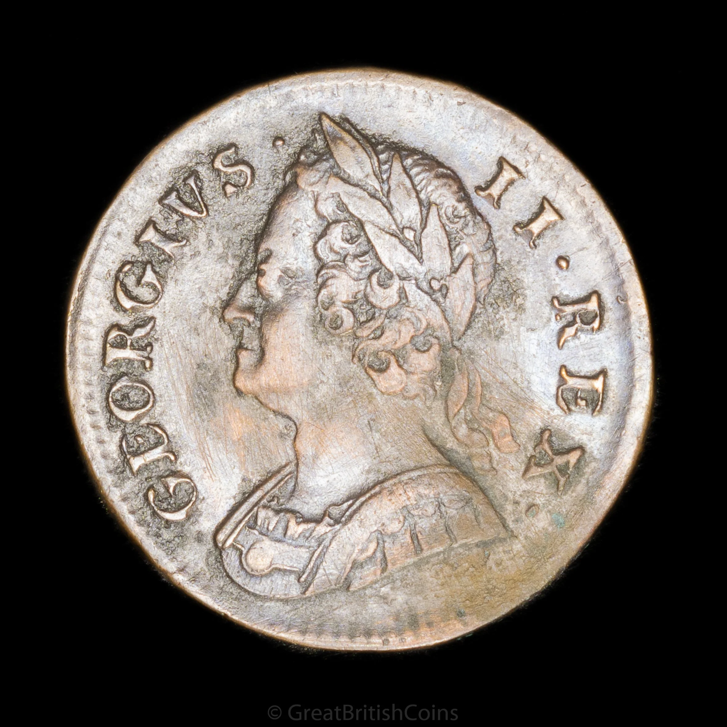 George II 1752 Copper Halfpenny