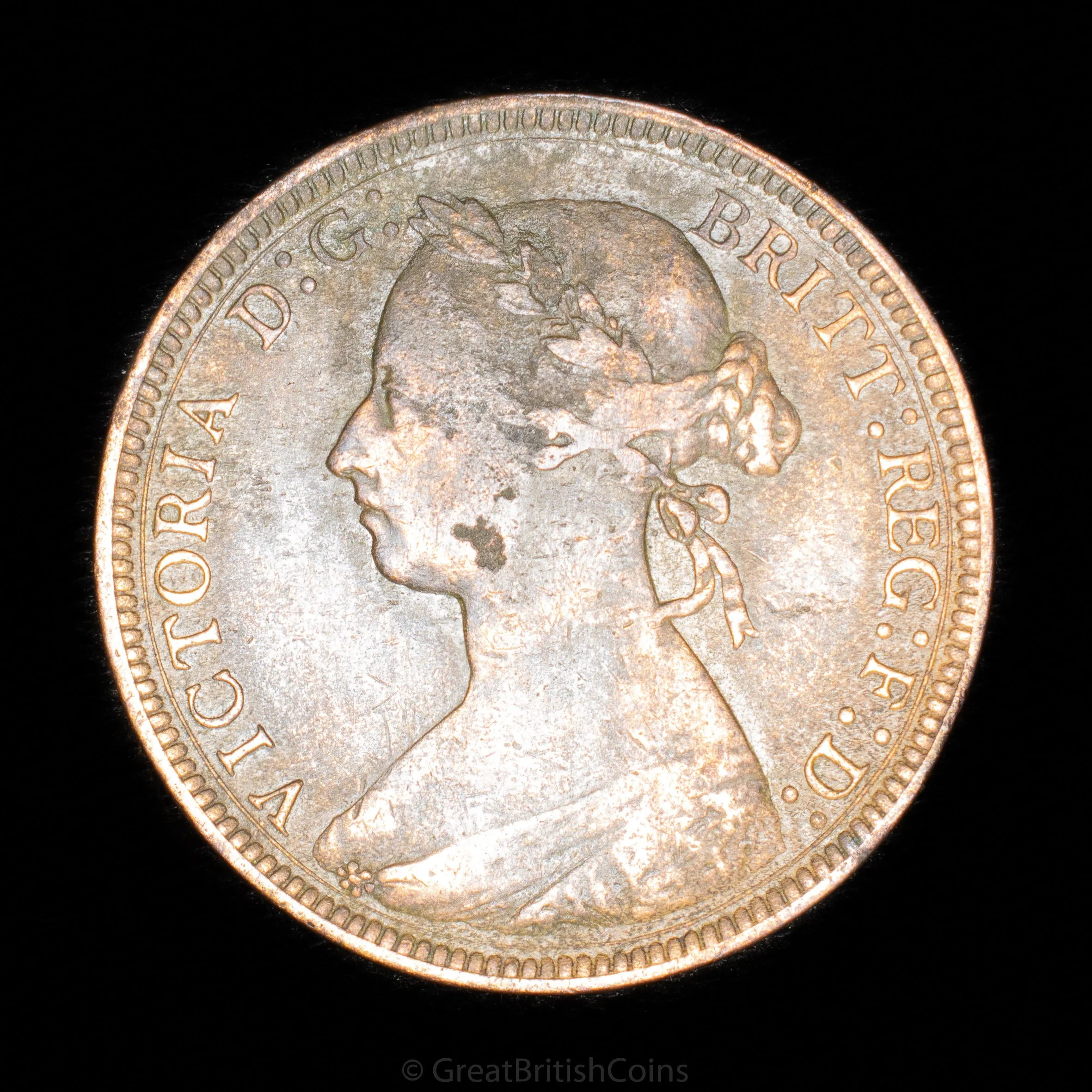 Victoria 1887 Bronze Halfpenny
