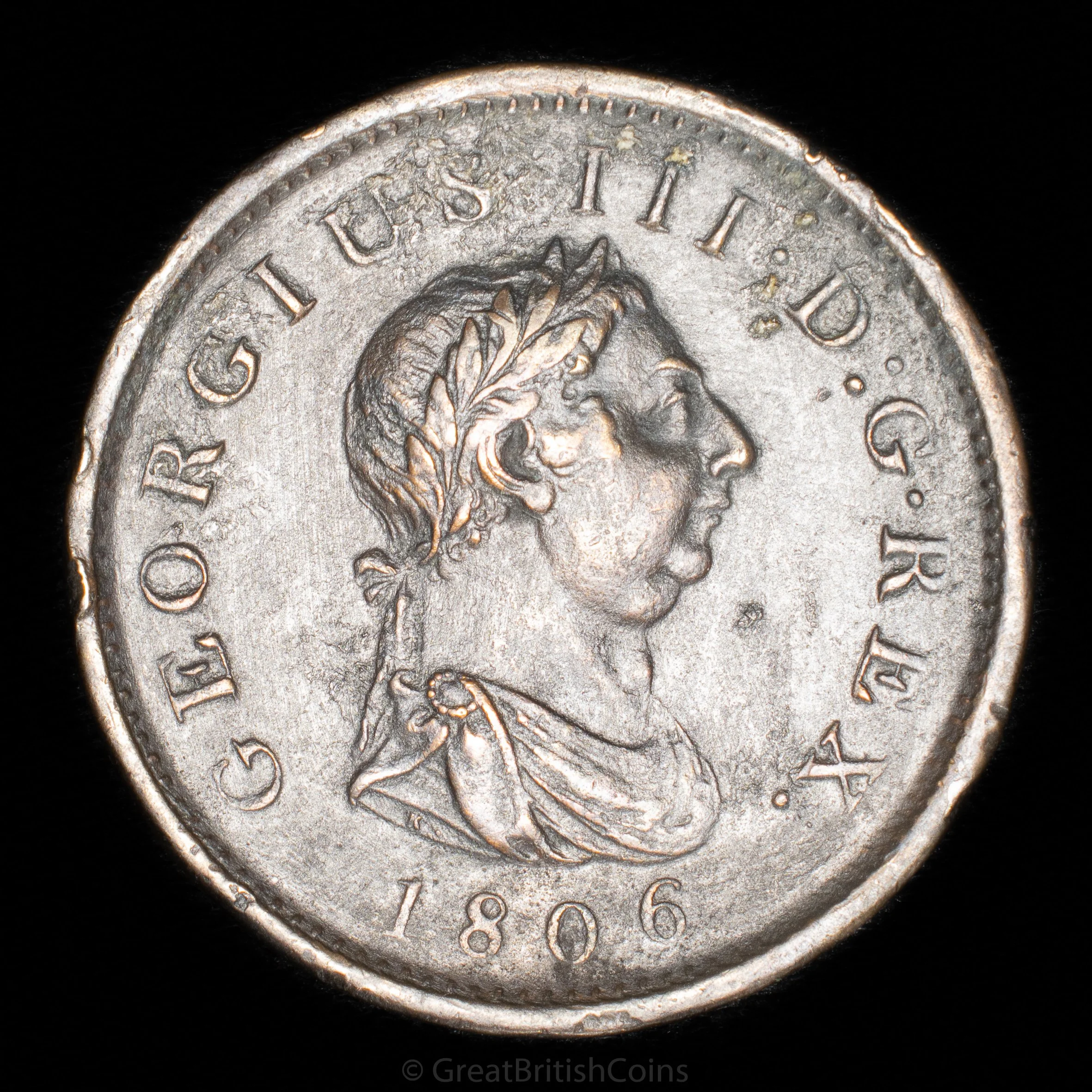 George III 1806 Copper Penny