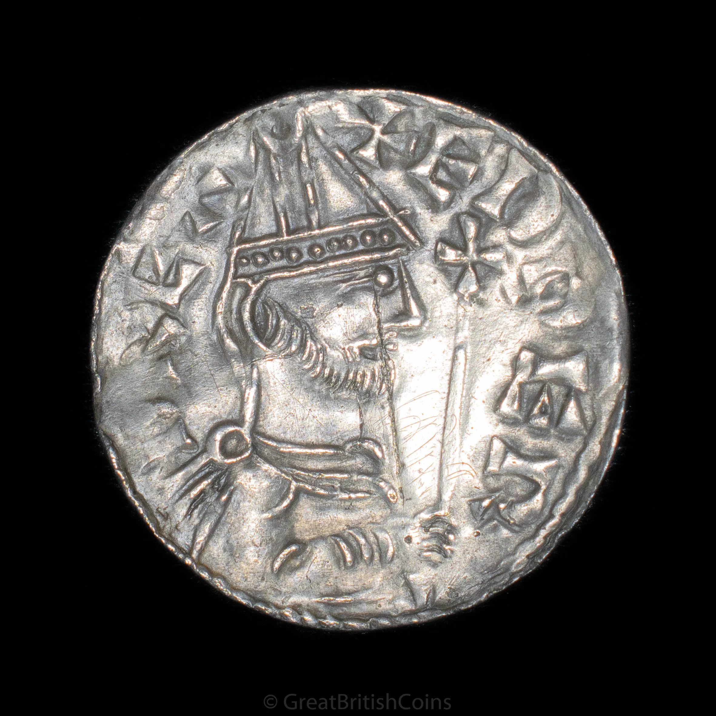 Edward the Confessor 'Pointed Helmet' Type Silver Penny (London)