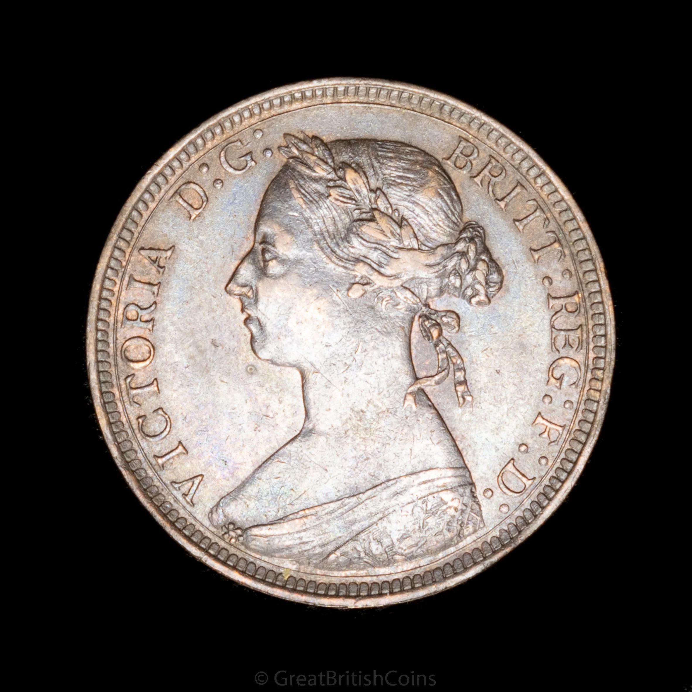 Victoria 1890 Bronze Halfpenny