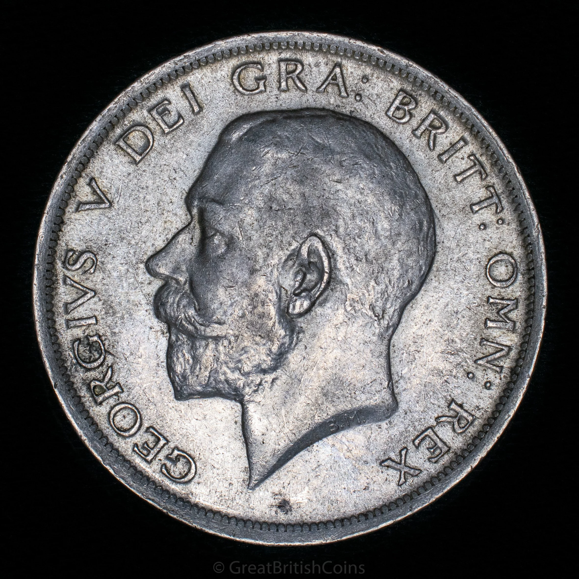 George V 1918 Silver Halfcrown
