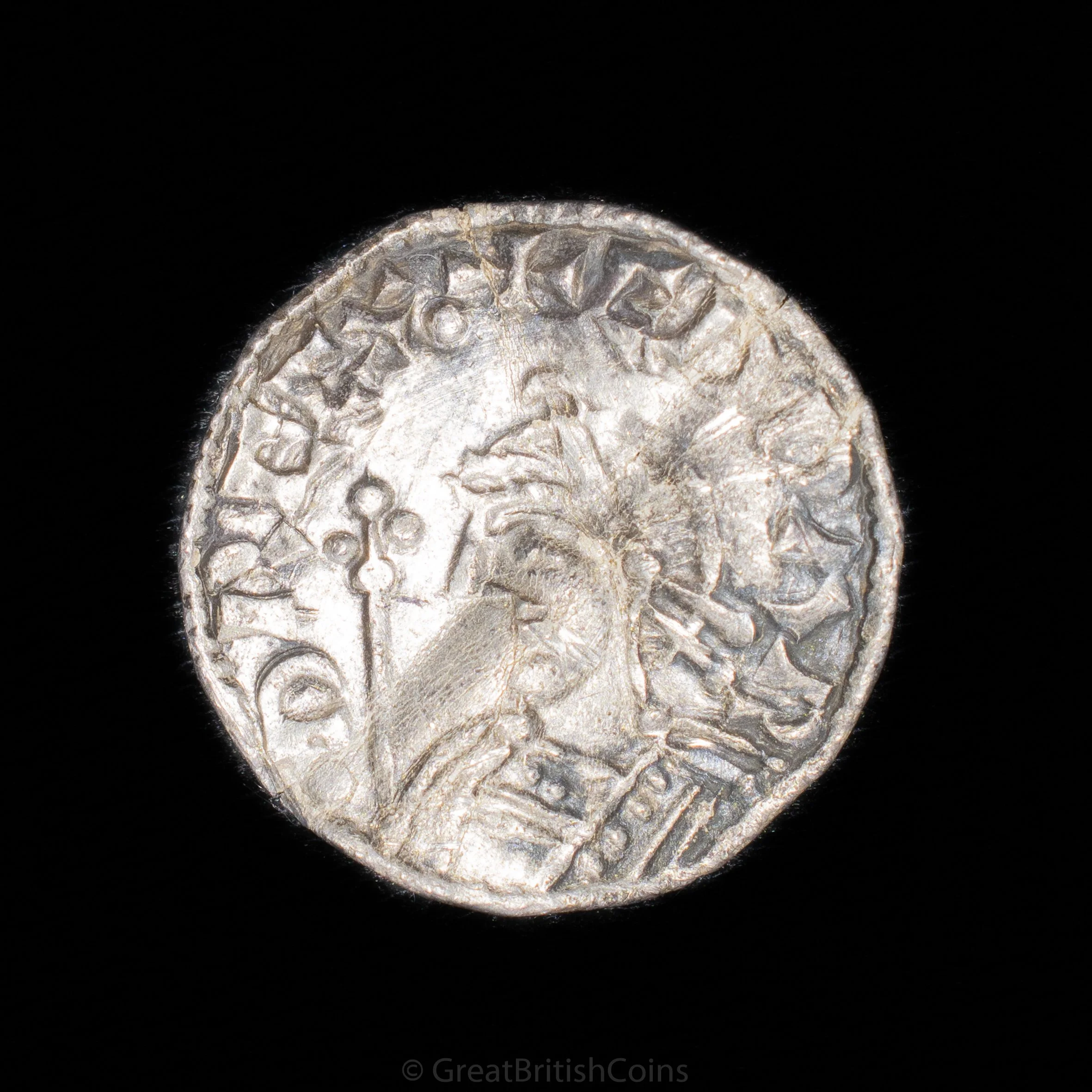 Edward the Confessor 'Expanding Cross' Type Silver Penny (York)