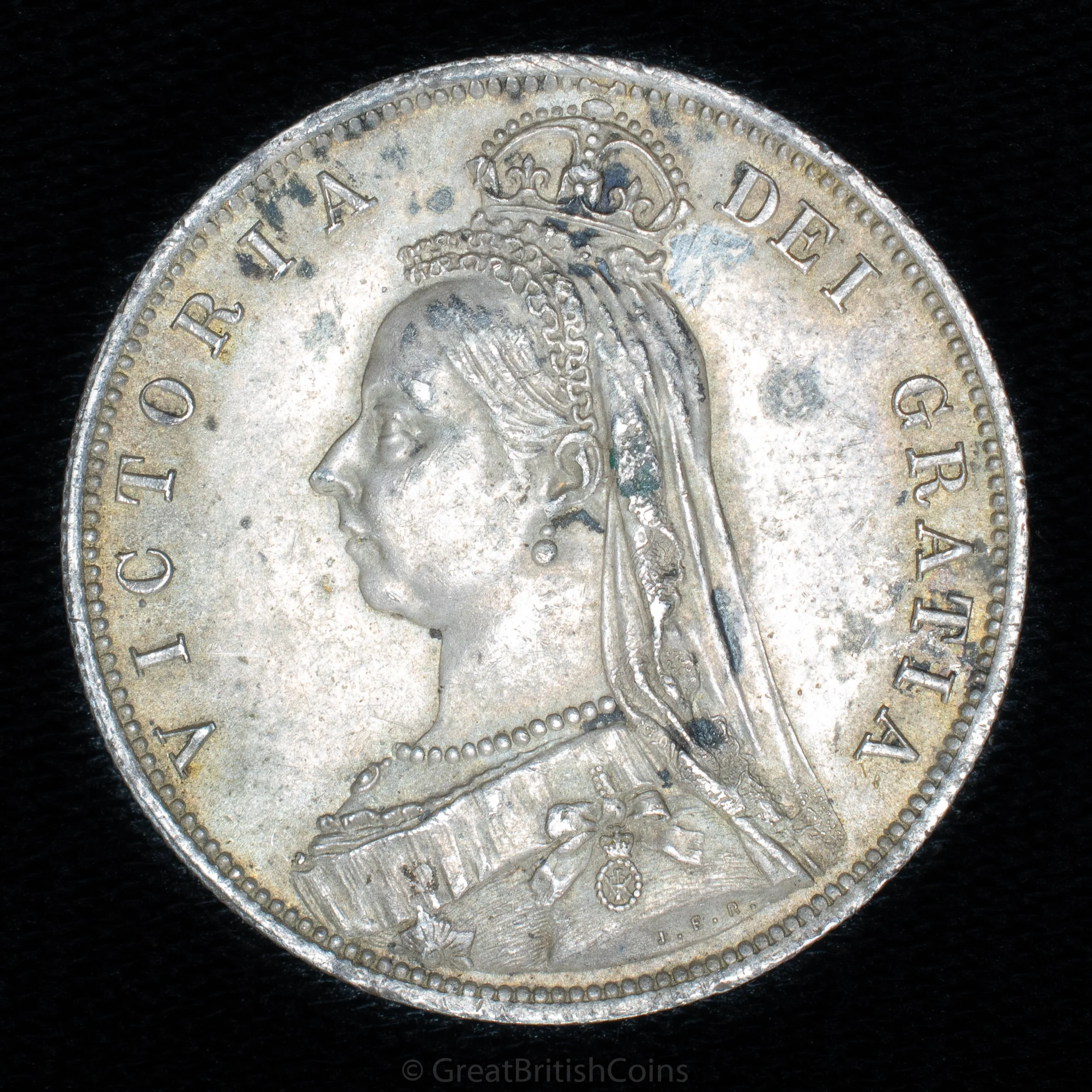 Victoria 1887 Silver Halfcrown