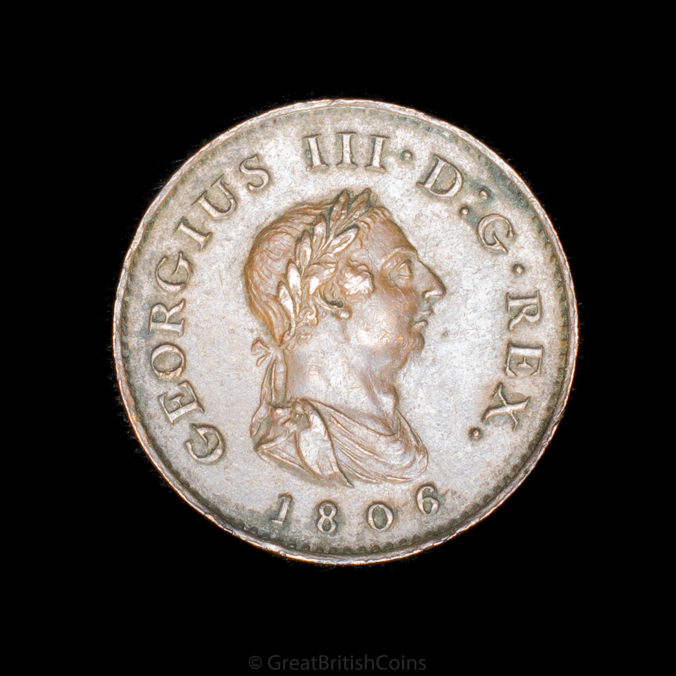 George III 1806 Copper Farthing