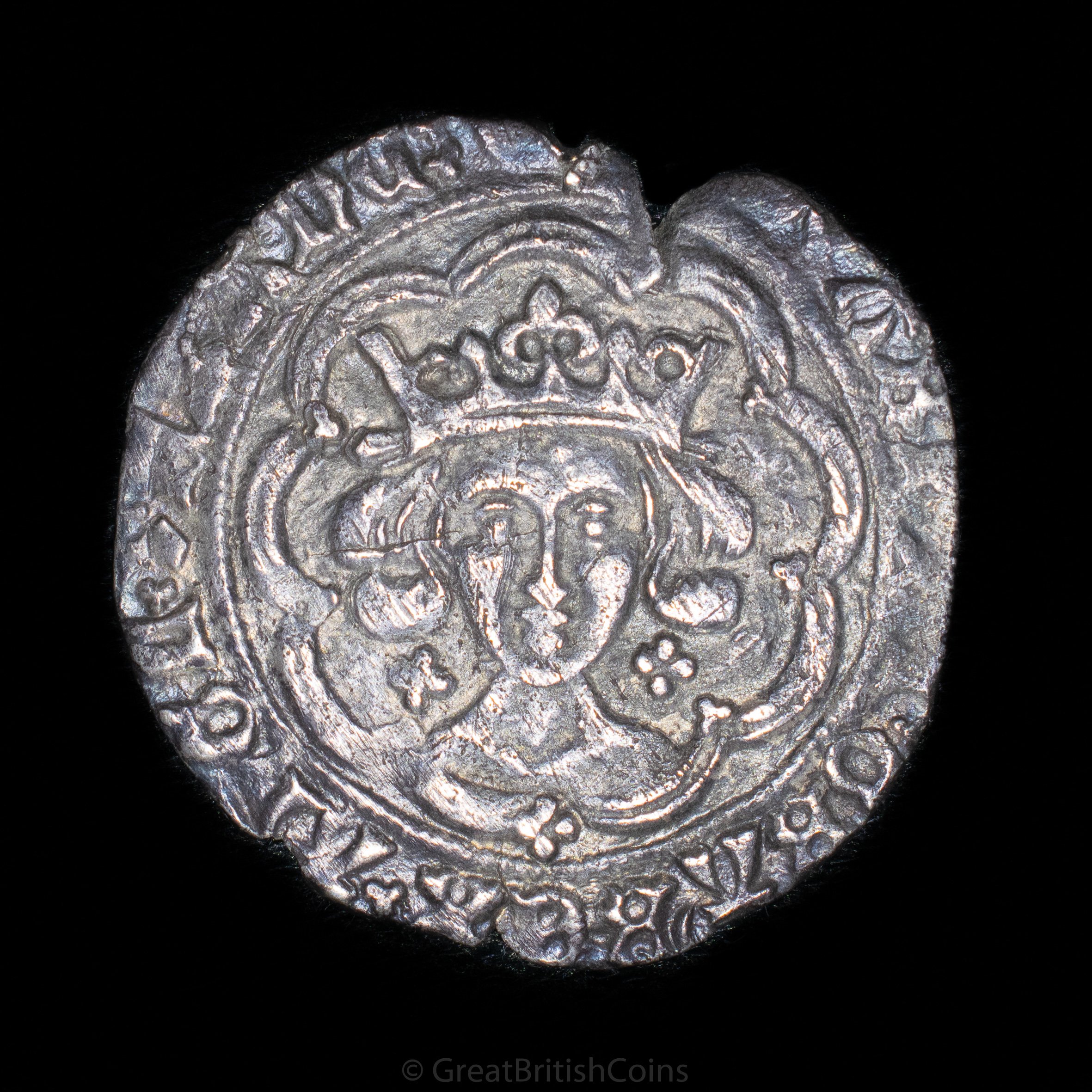 Edward IV Silver Groat (London, Q'Foils at neck & Breast)