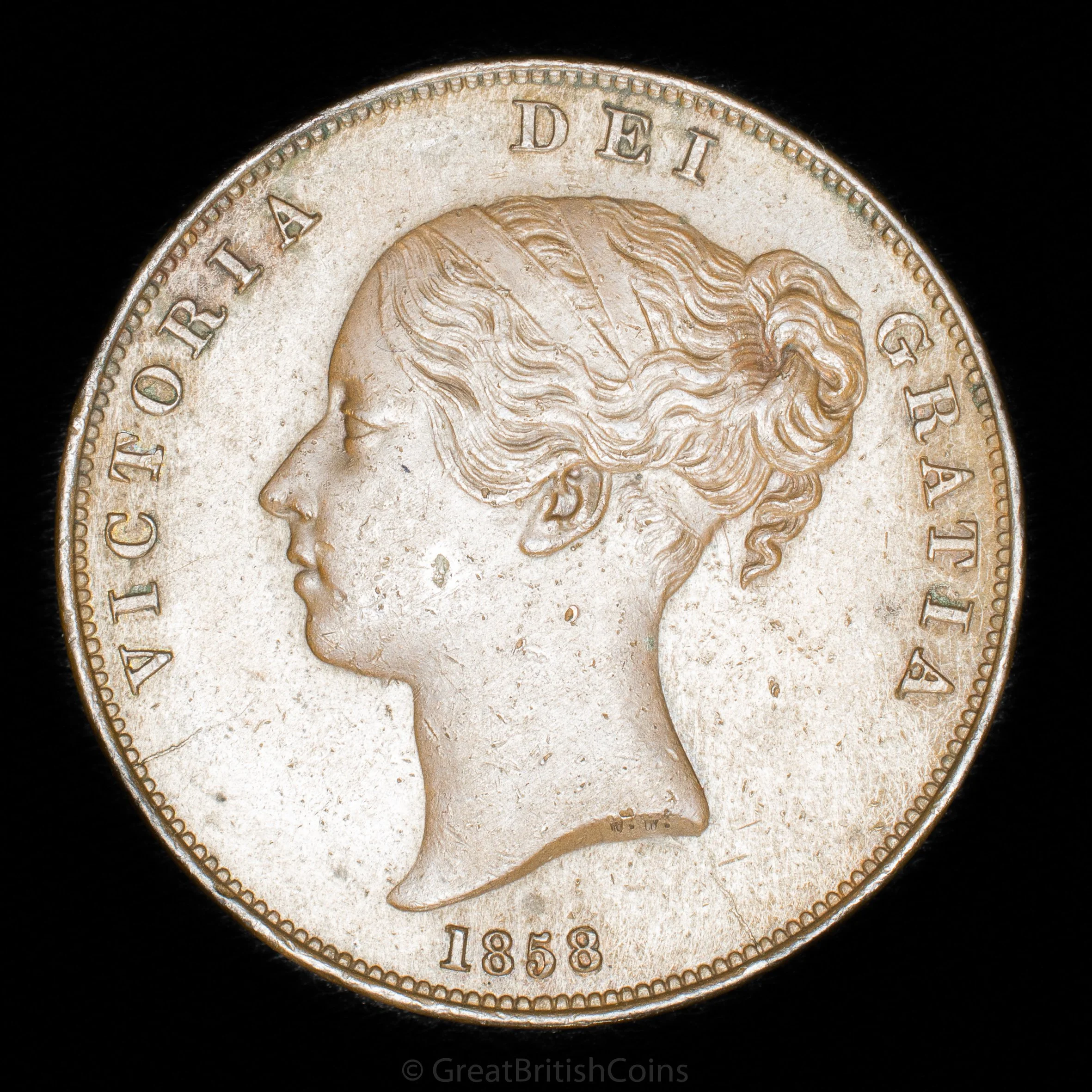Victoria 1858/3 Copper Penny
