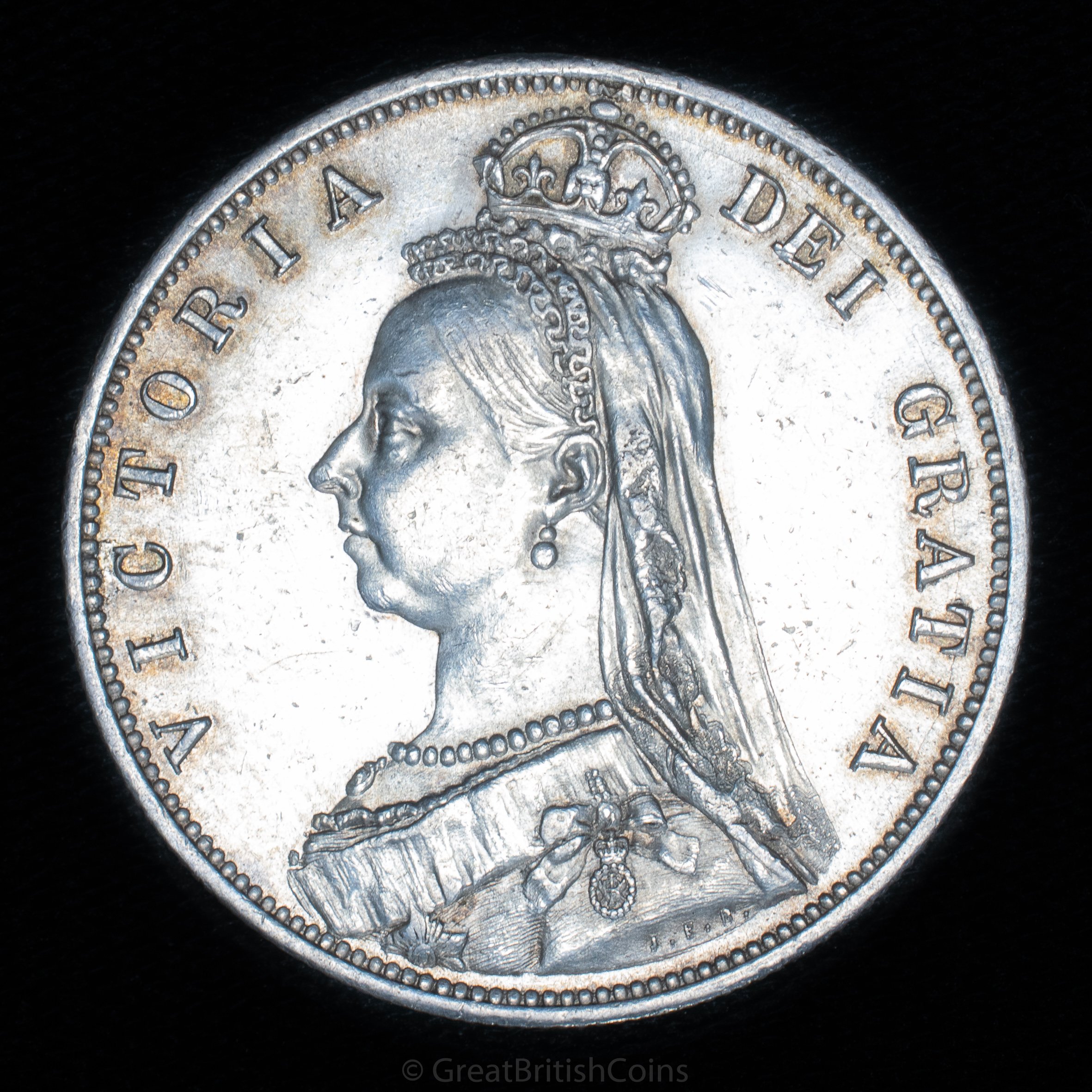Victoria 1887 Silver Halfcrown