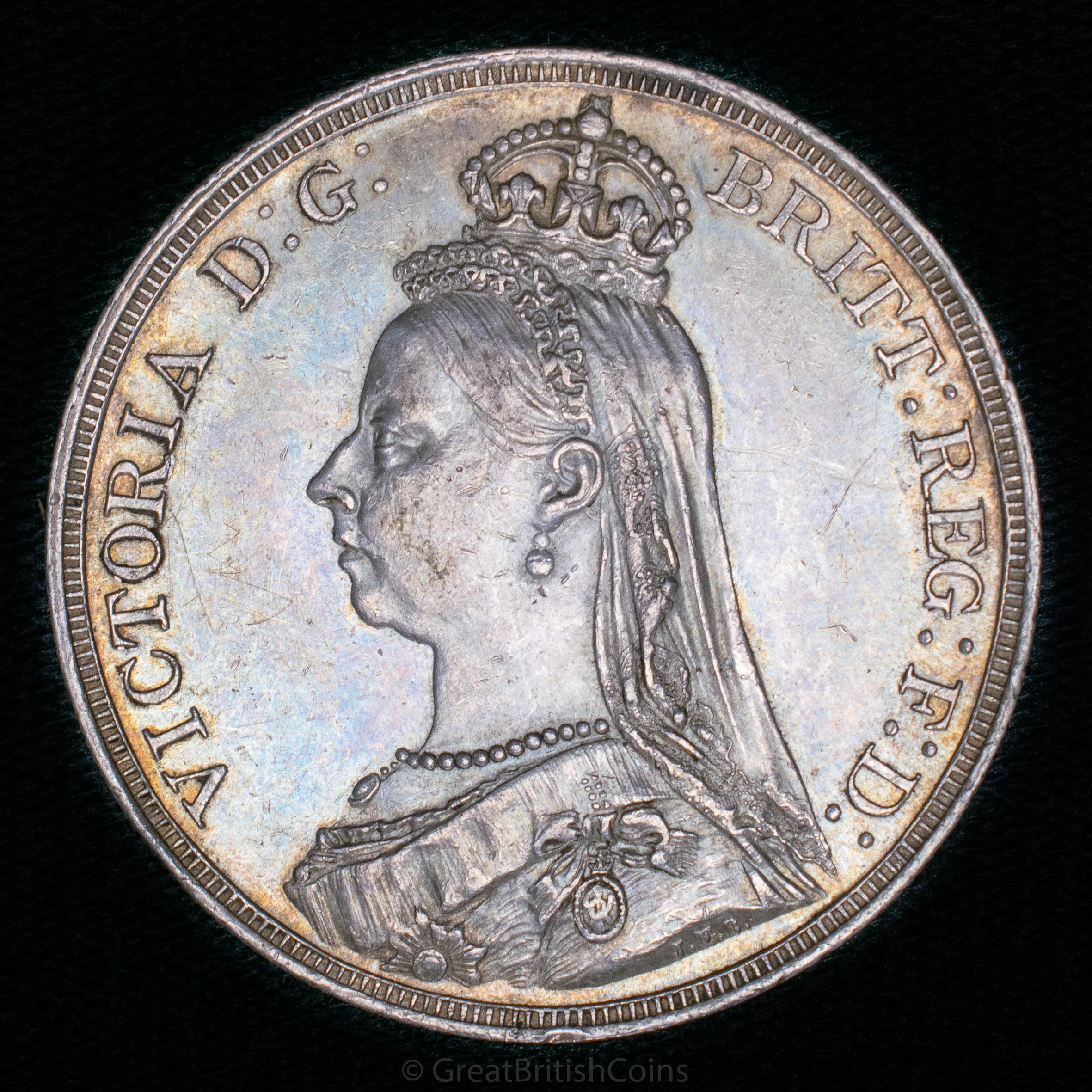 Victoria 1887 Silver Crown