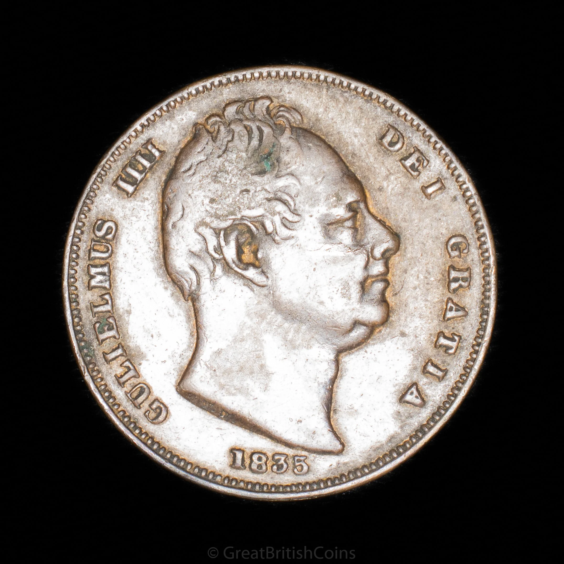 William IV 1835 Copper Farthing