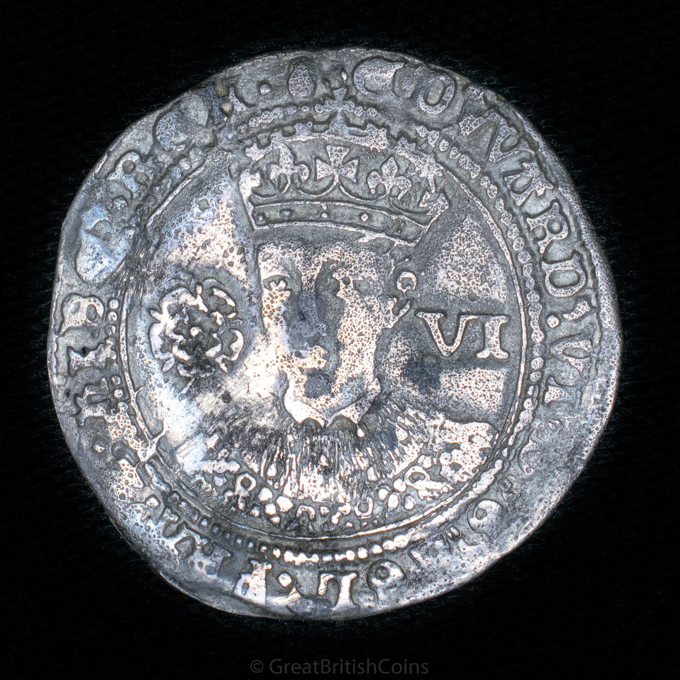 Edward VI Silver Sixpence
