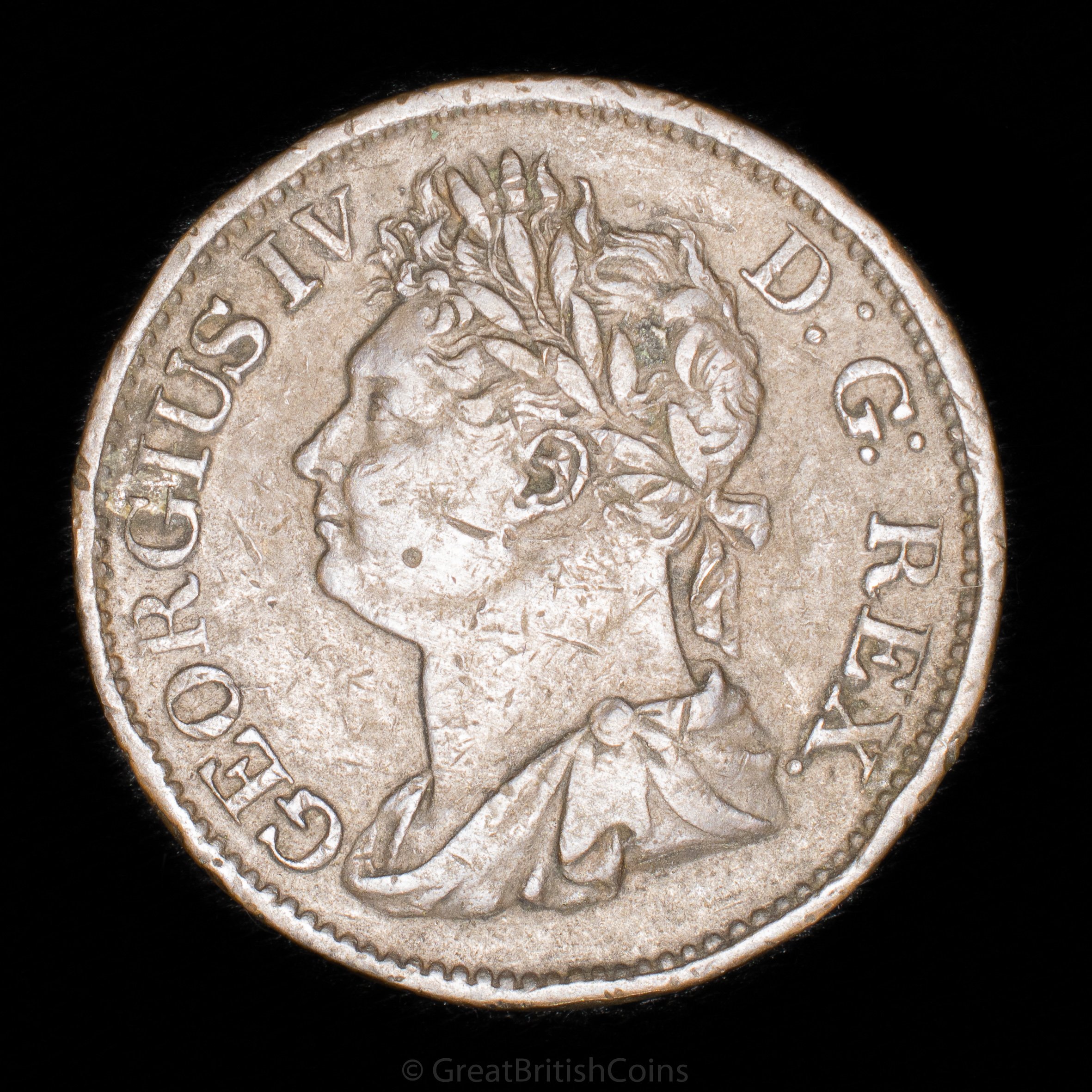 George IV Ireland 1822 Copper Halfpenny