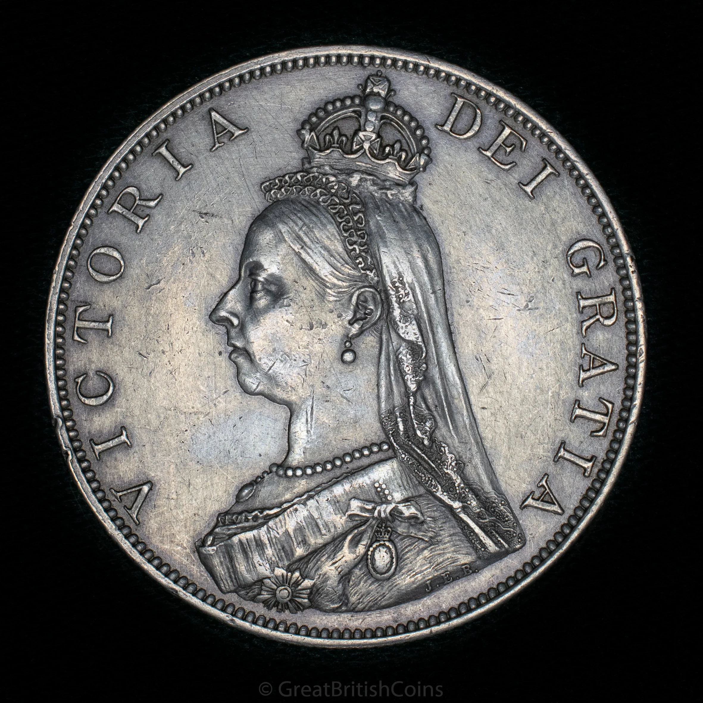 Victoria 1887 Silver Double Florin