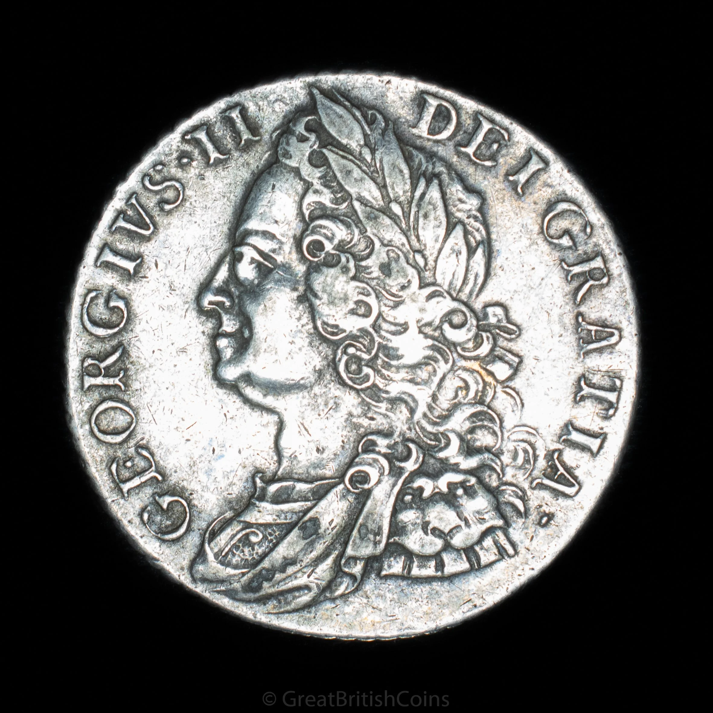 George II 1758 Silver Shilling
