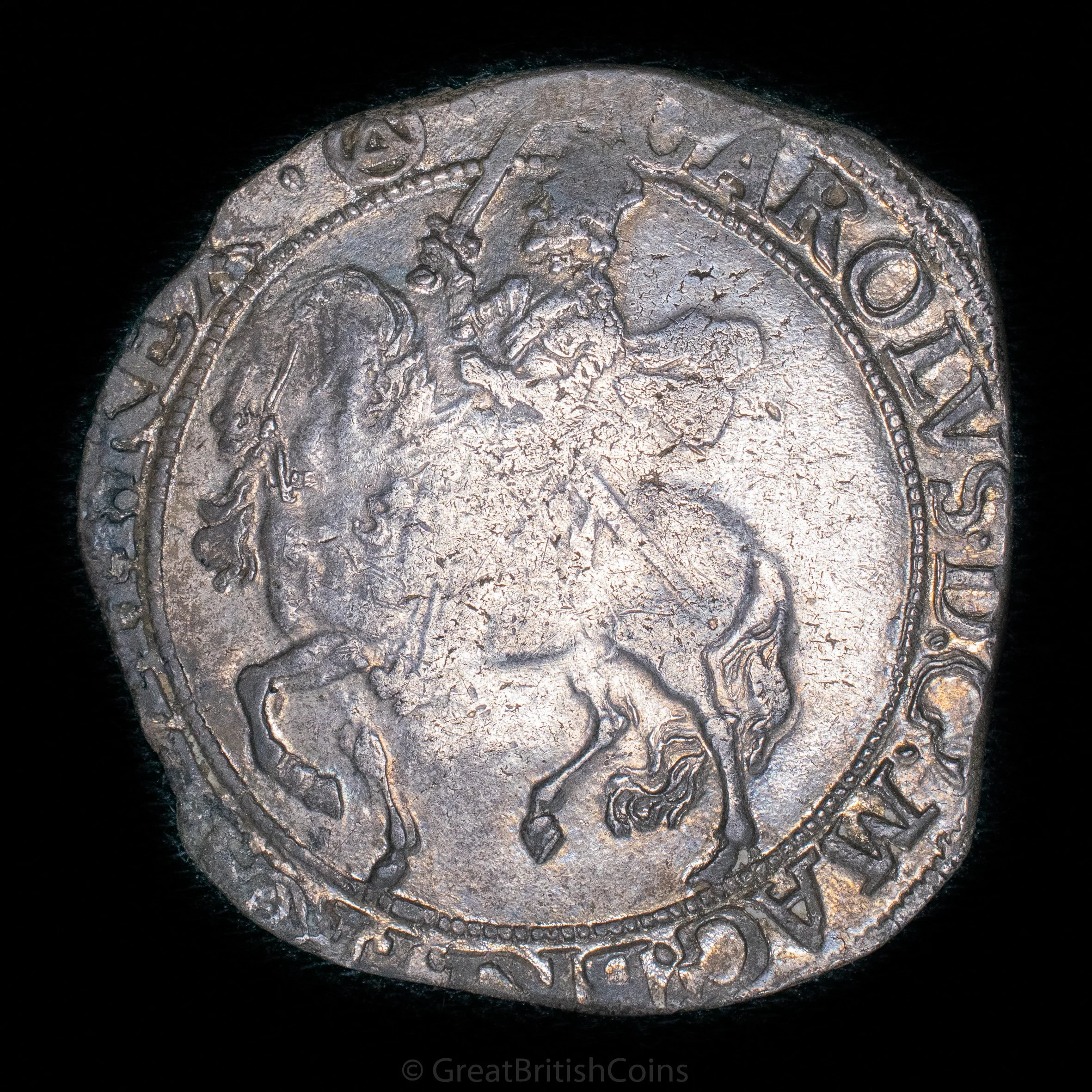 Charles I Silver Halfcrown (Under Parliament)