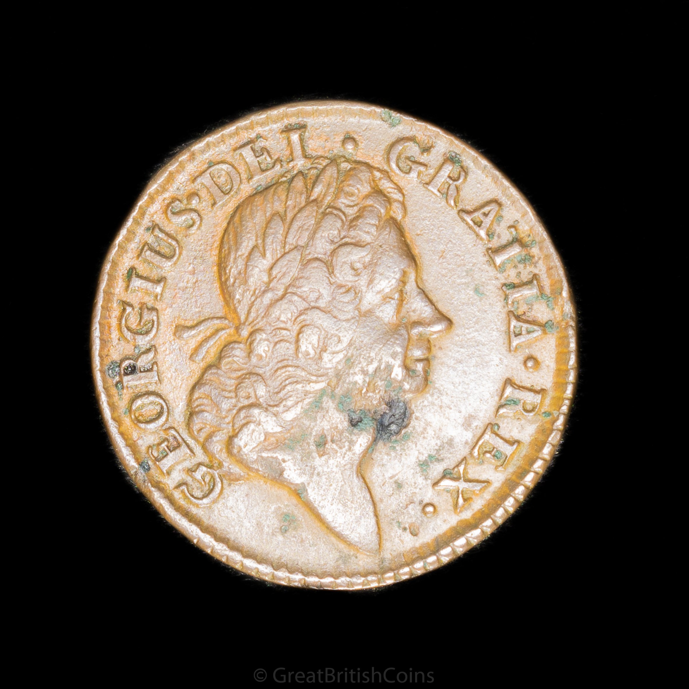 George I Ireland 1723 'Woods' Copper Halfpenny