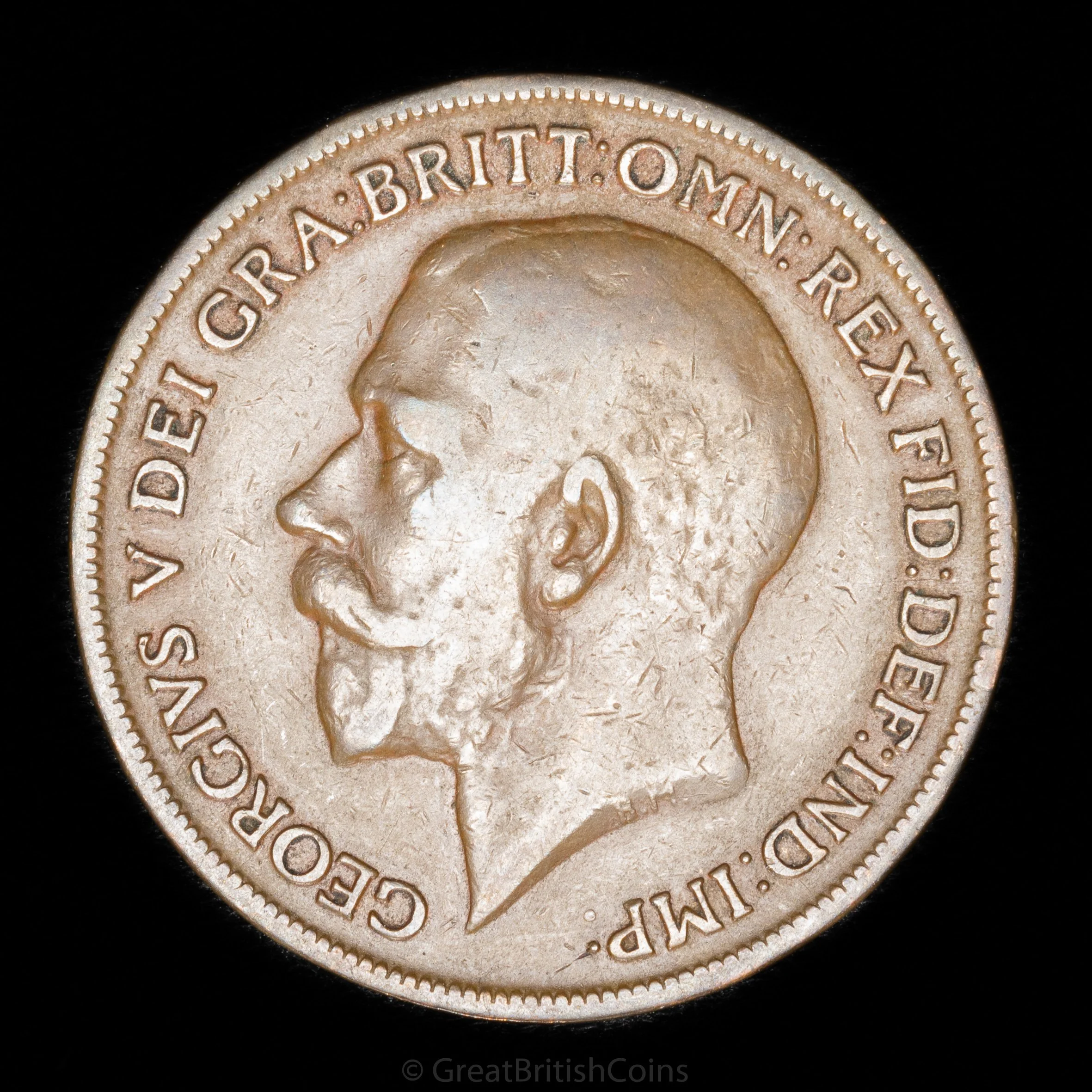 George V 1918 Kings Norton 'KN' Bronze Penny