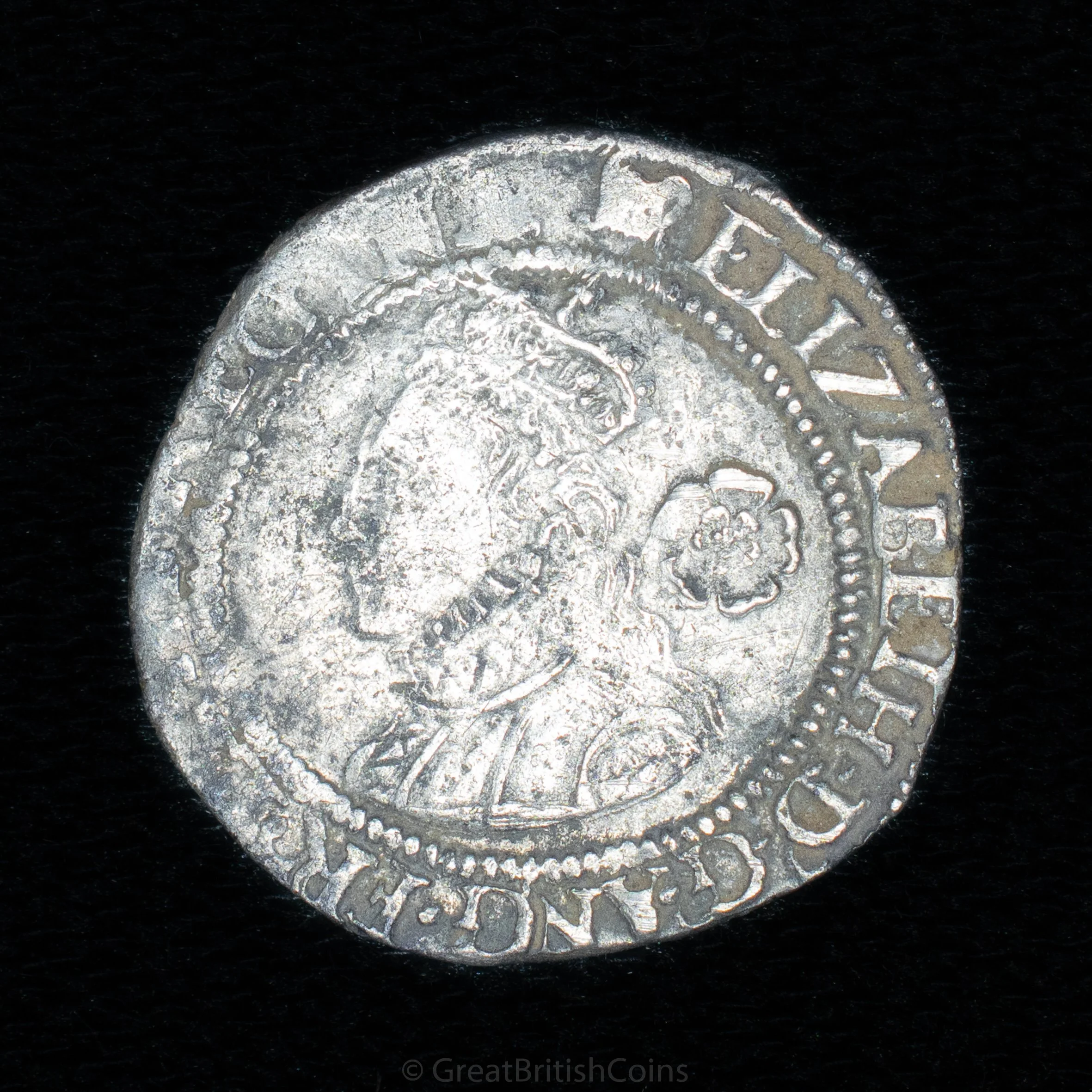 Elizabeth I 1566 Silver Threepence
