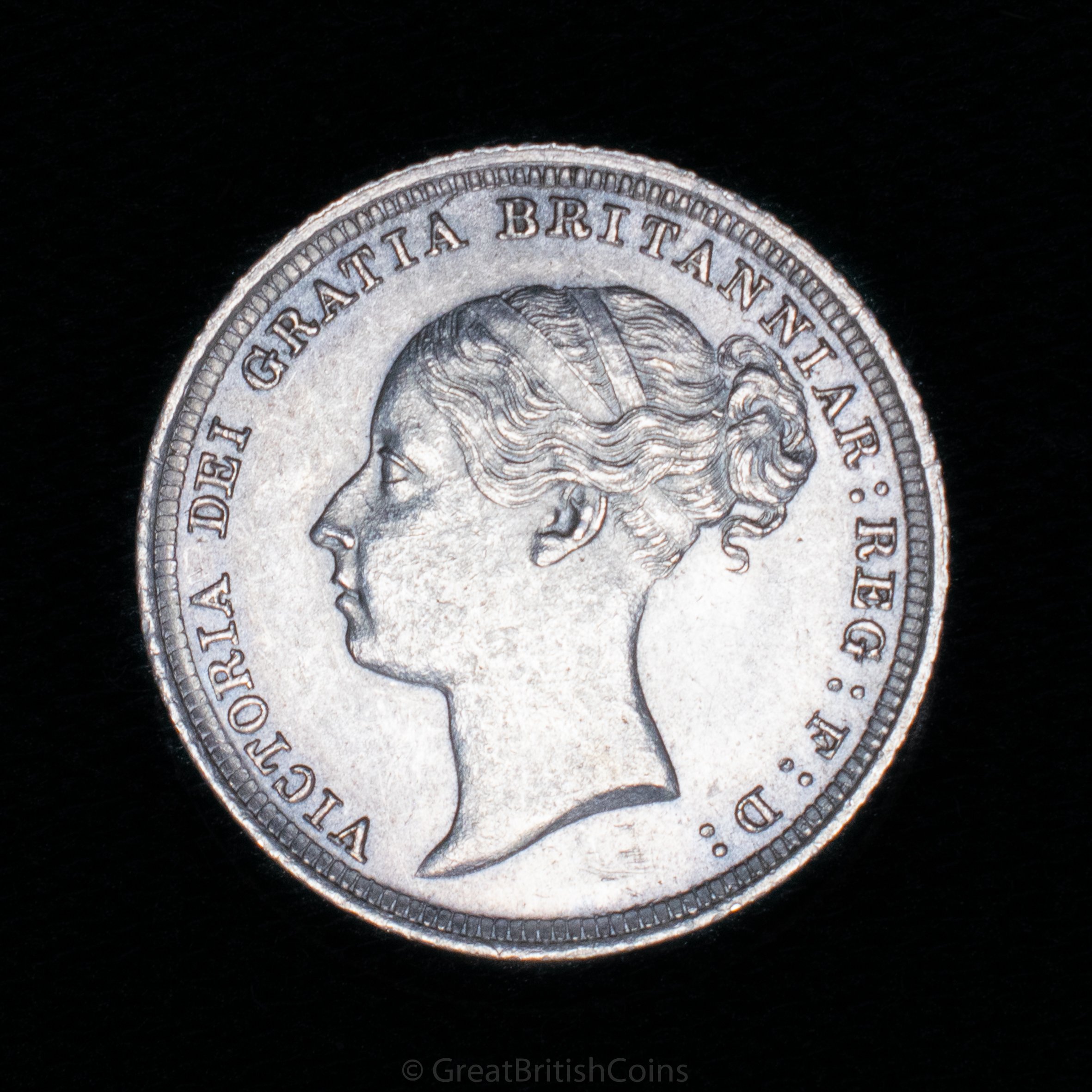Victoria 1887 Silver Sixpence