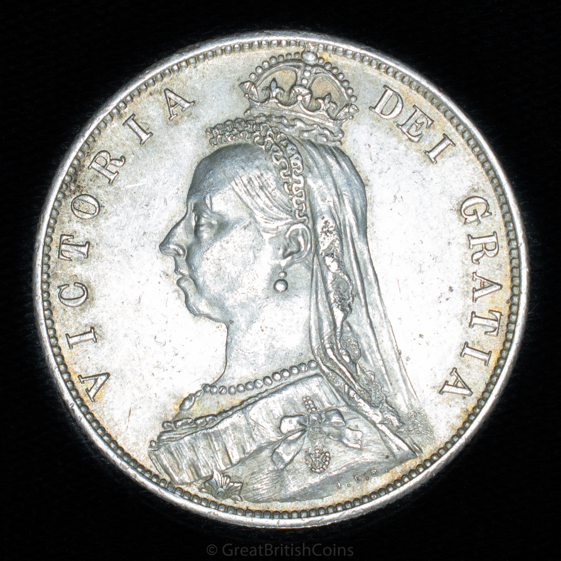 Victoria 1887 Silver Halfcrown