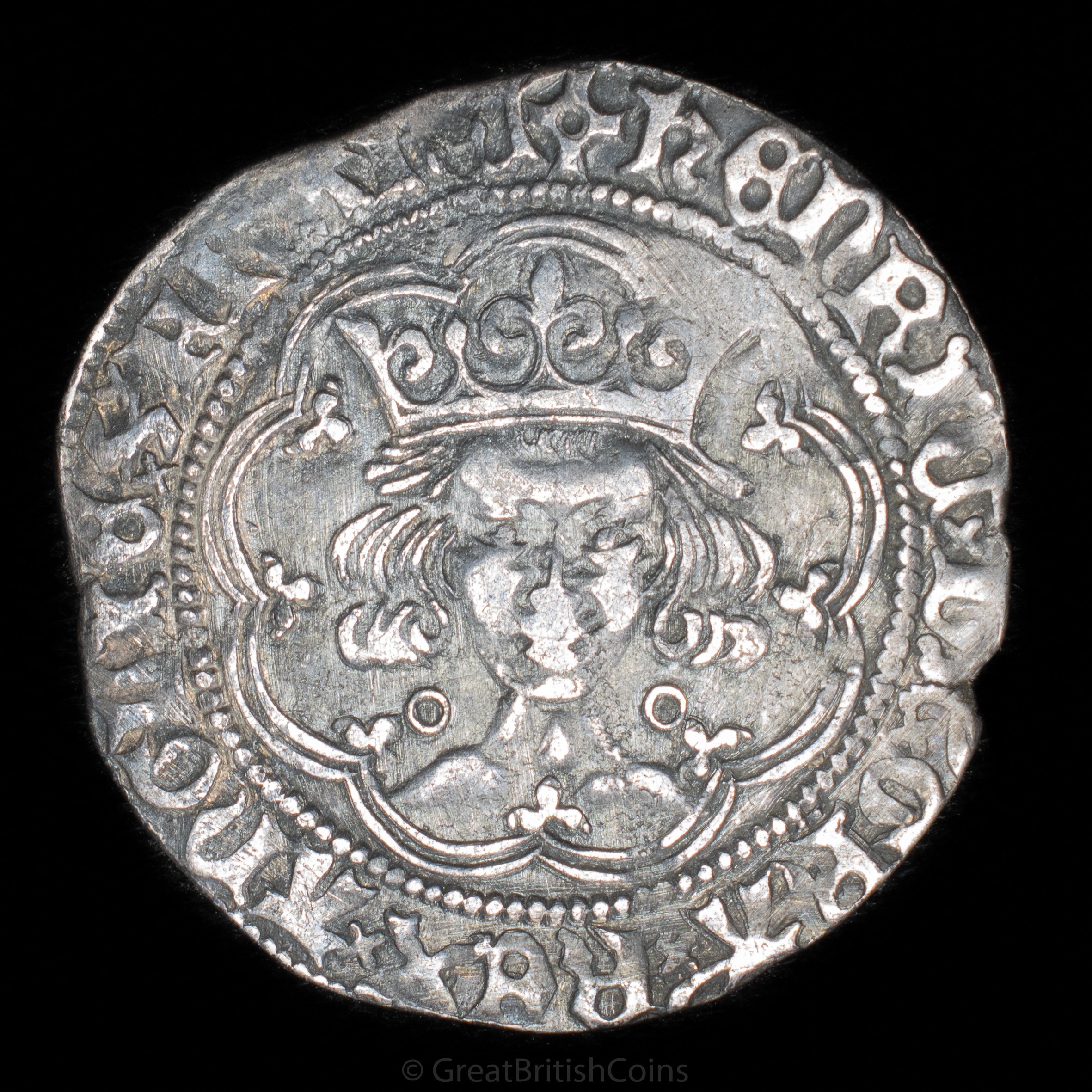 Henry VI Annulet Type Silver Groat (Calais)