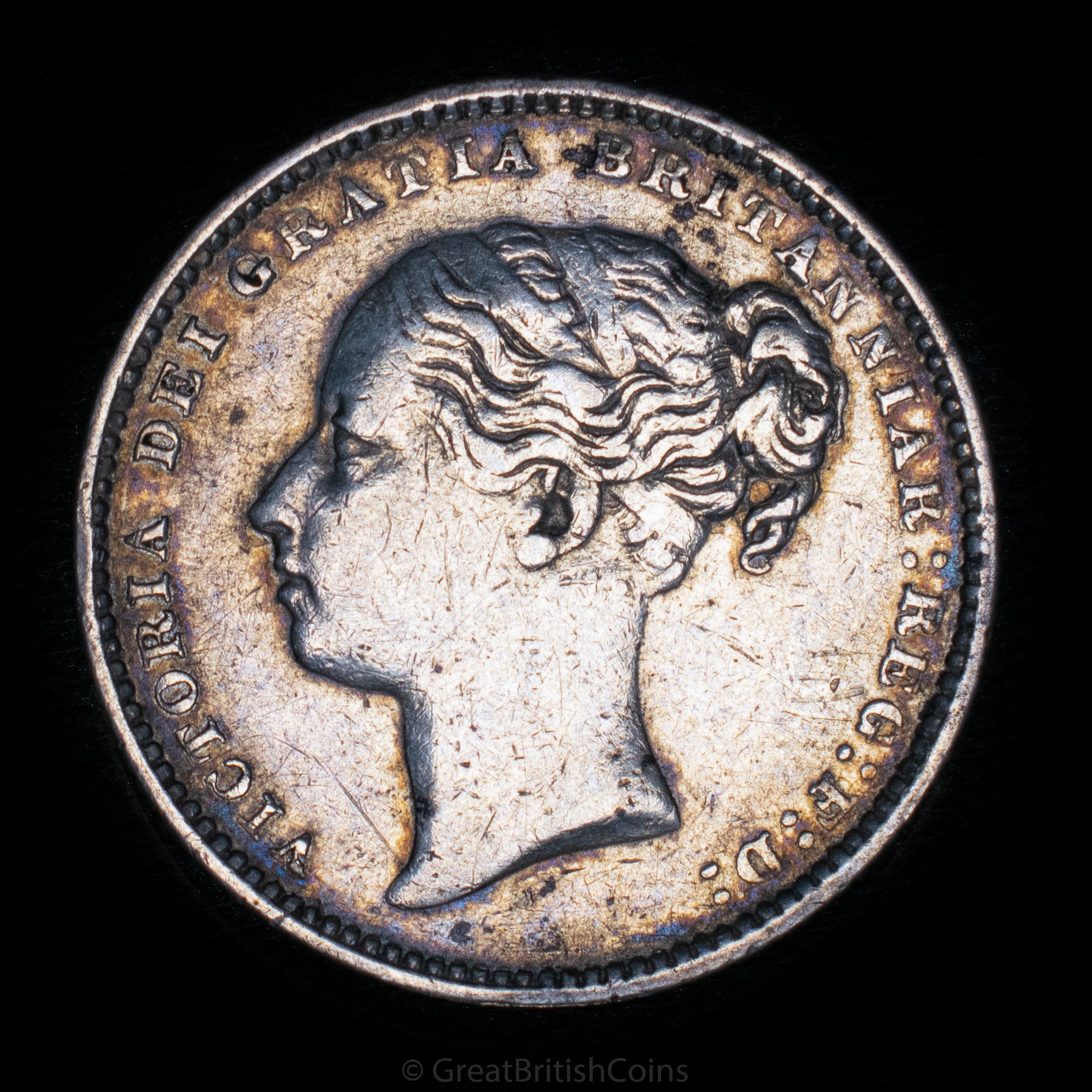 Victoria 1885 Silver Shilling