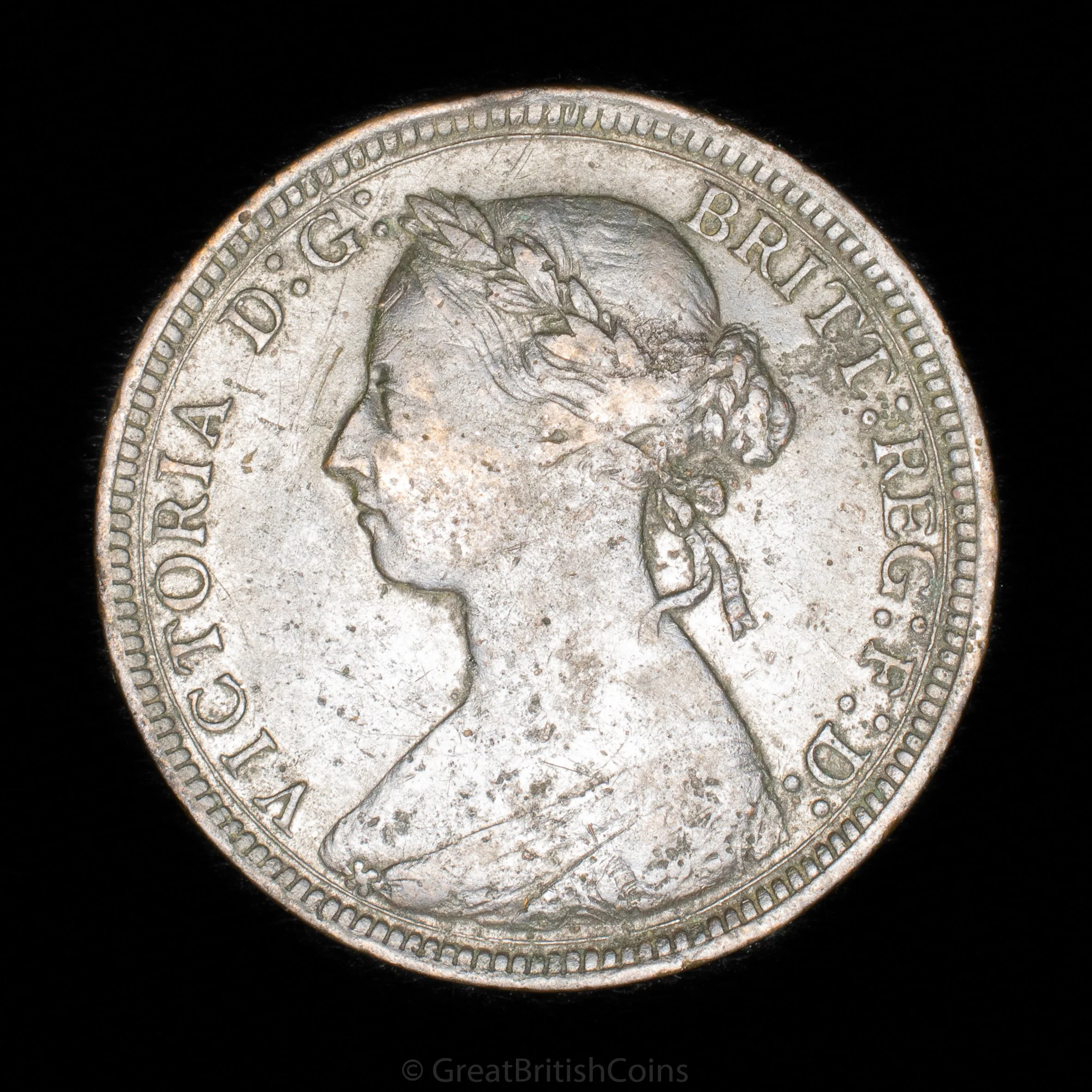 Victoria 1890 Bronze Halfpenny