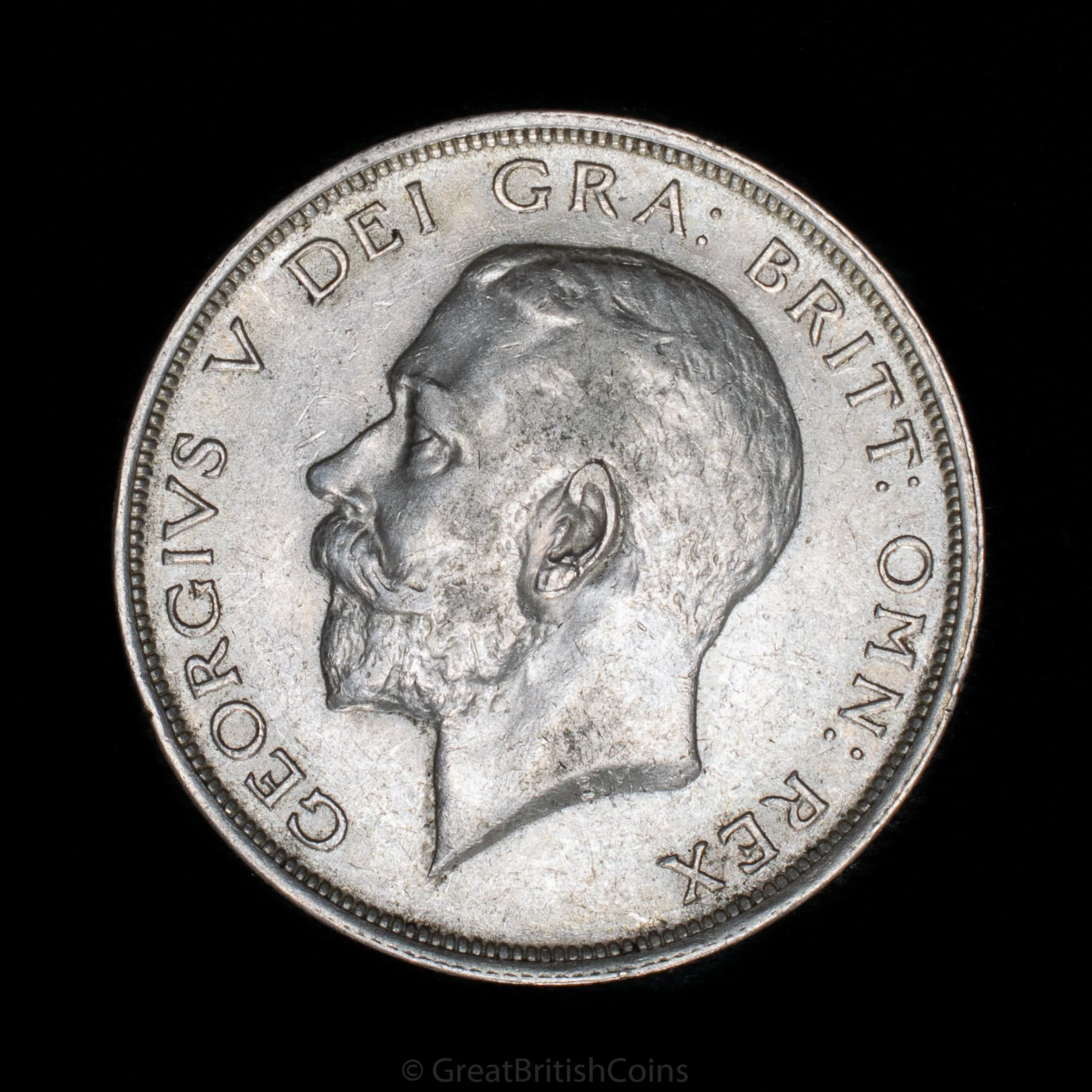 George V 1914 Silver Halfcrown