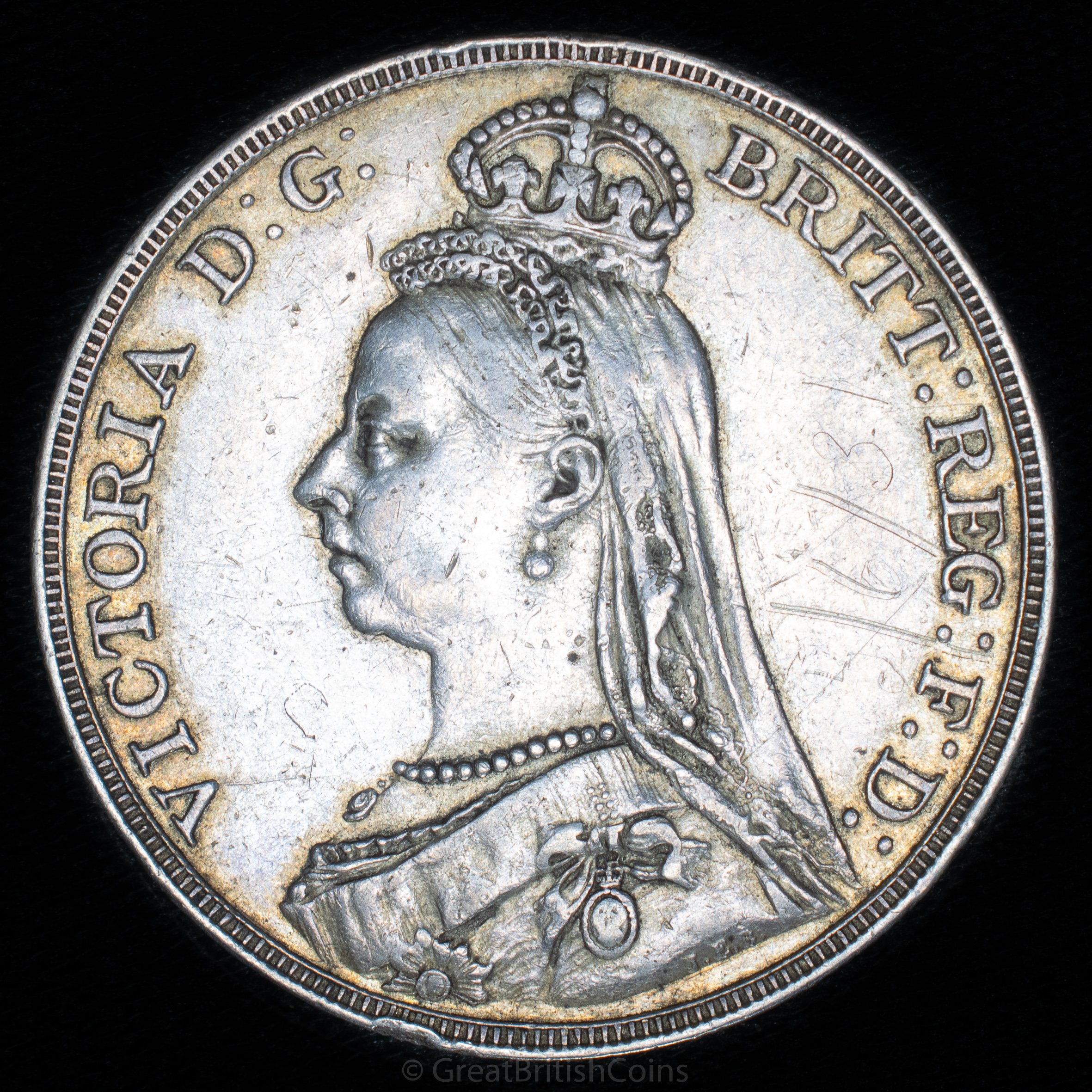 Victoria 1890 Silver Crown