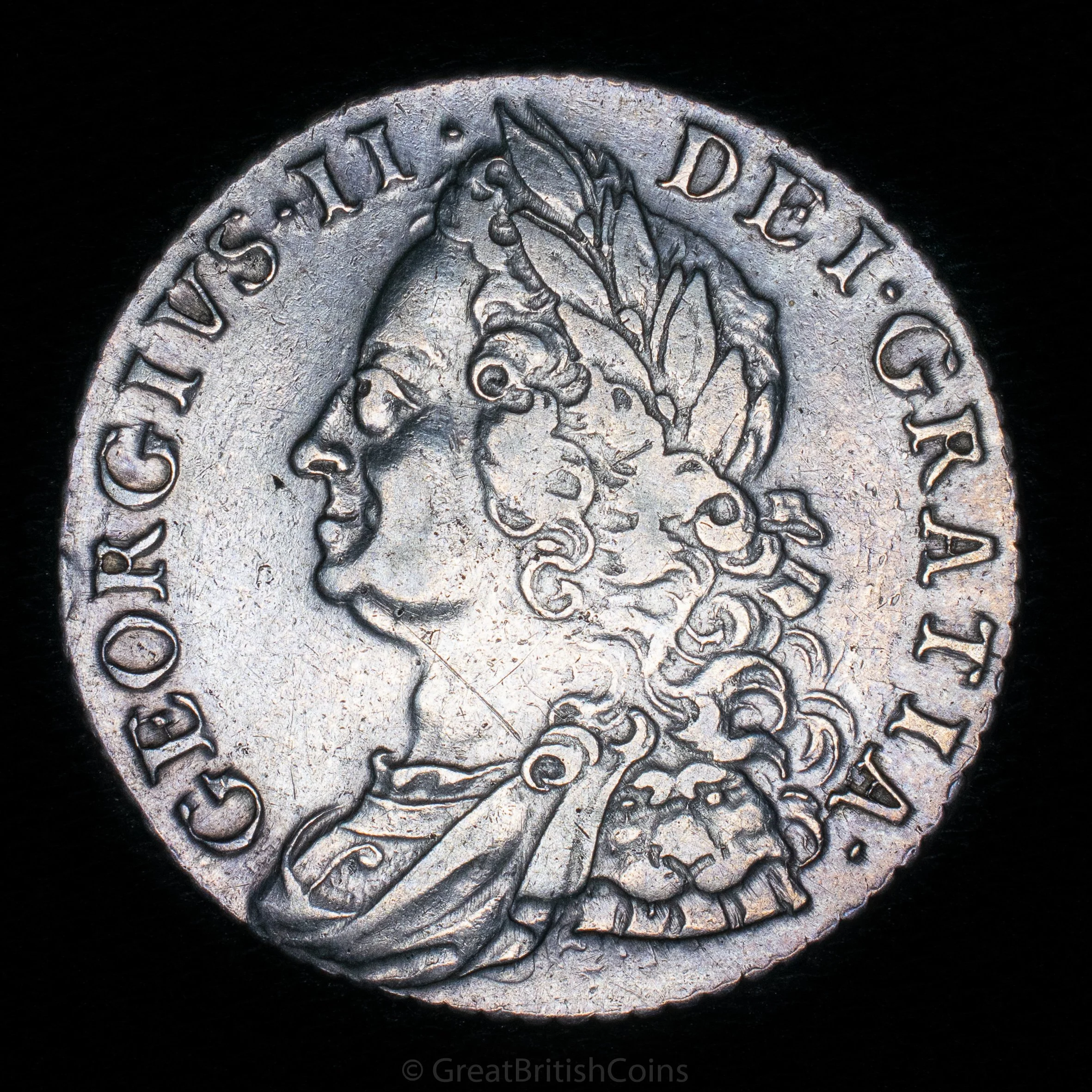 George II 1758 Silver Shilling