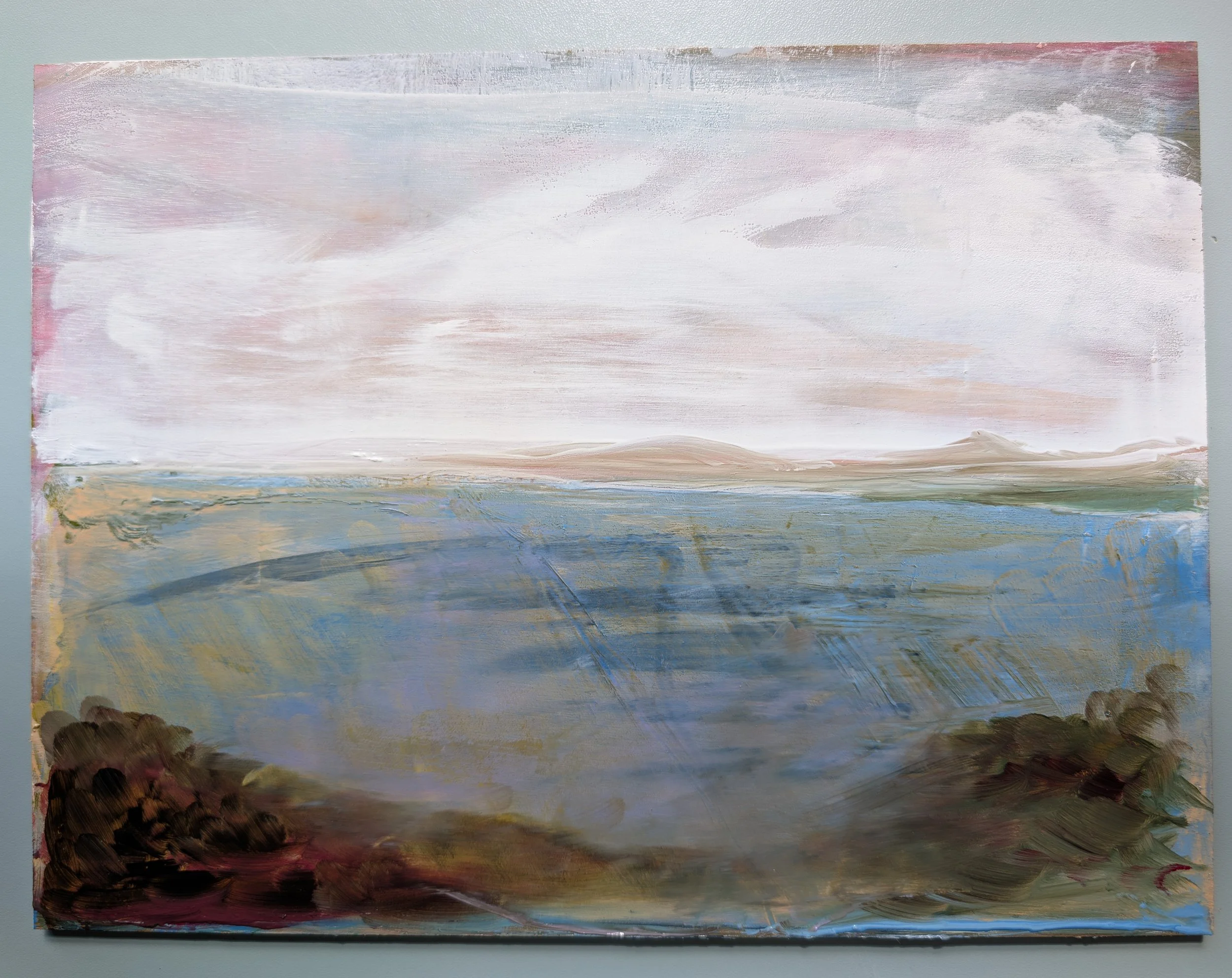 oil on board