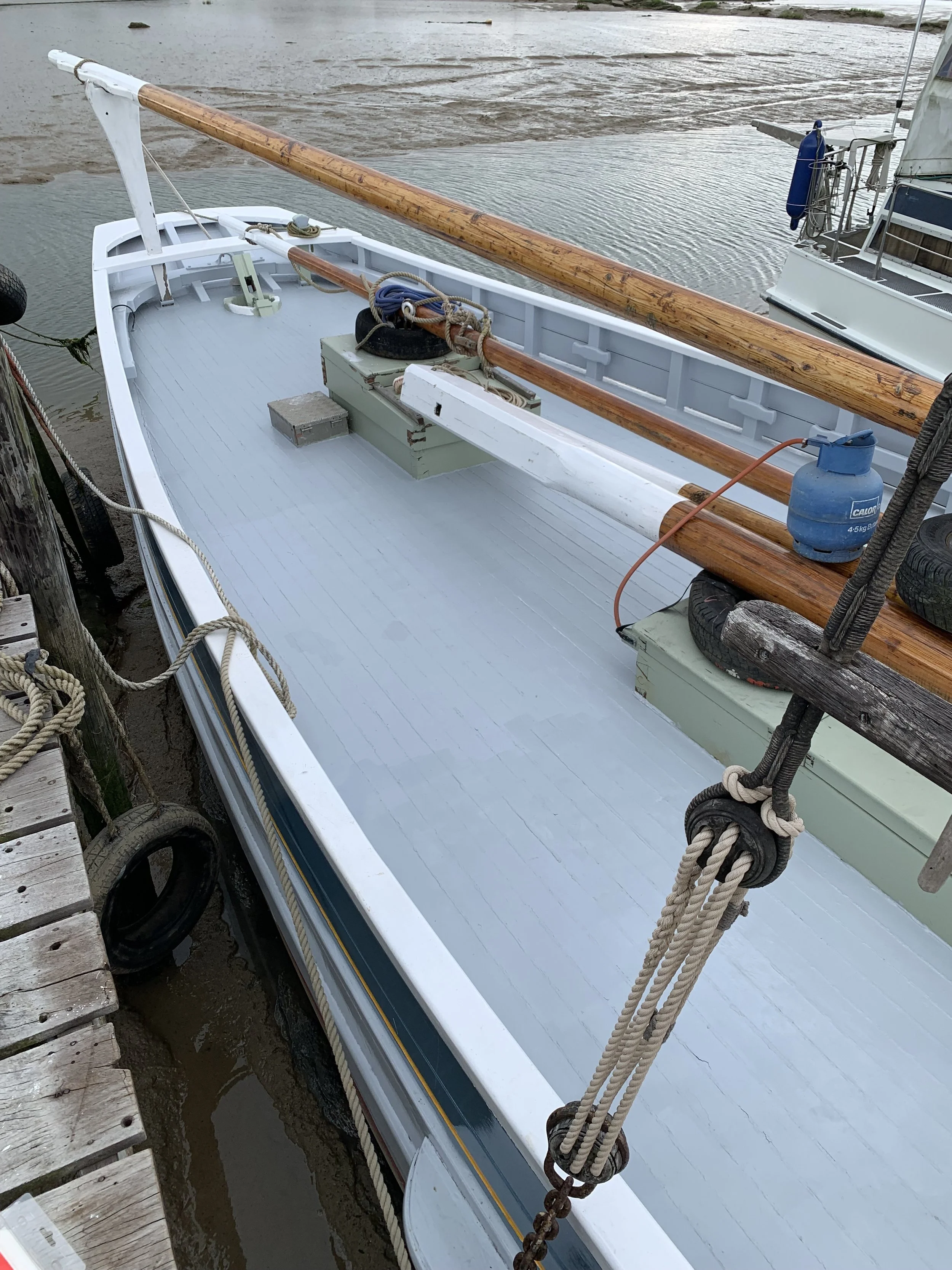 Deck Repaint - Fishing Smack 